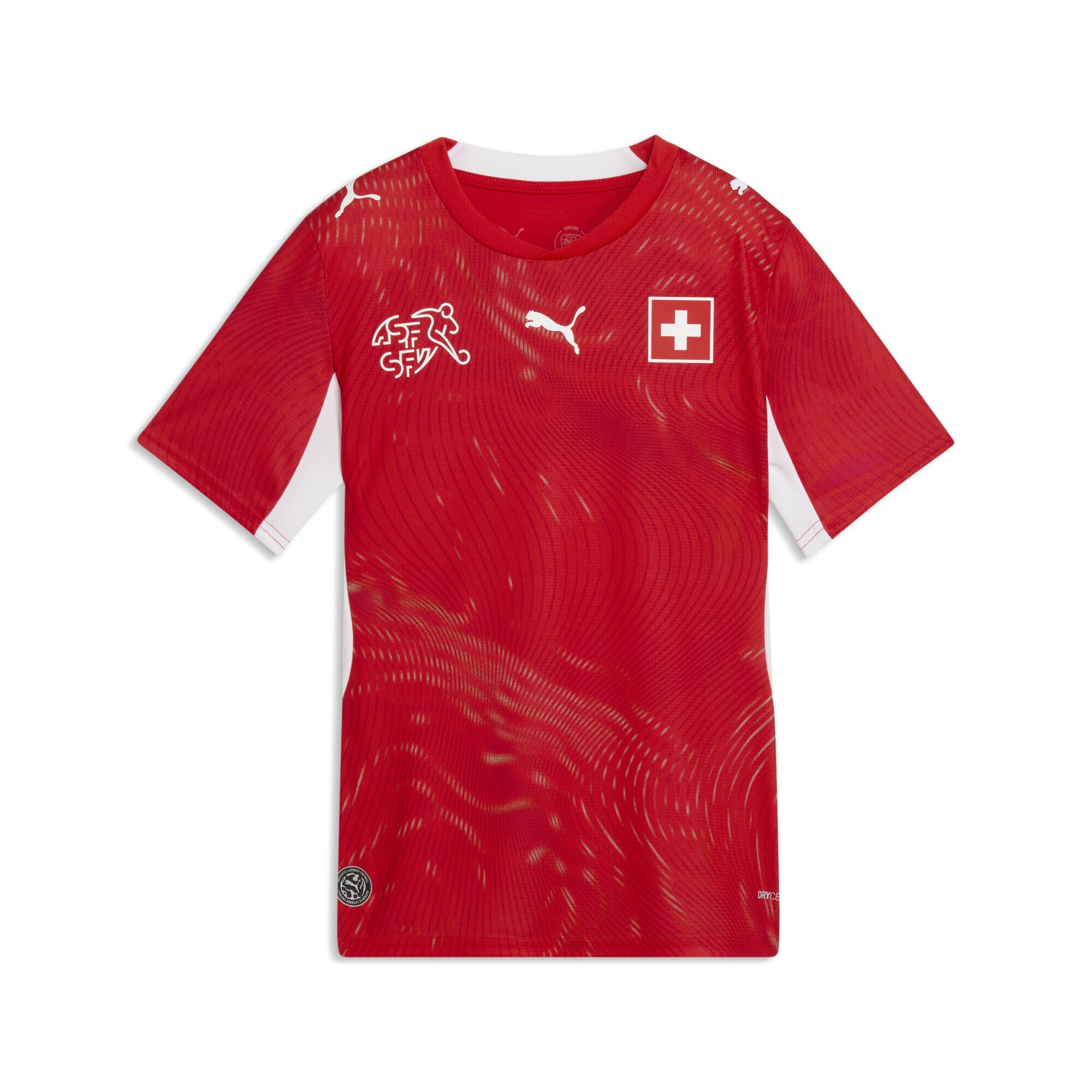 Puma Schweiz 2026 Heimtrikot Jugendliche Rot Weiß 140 2