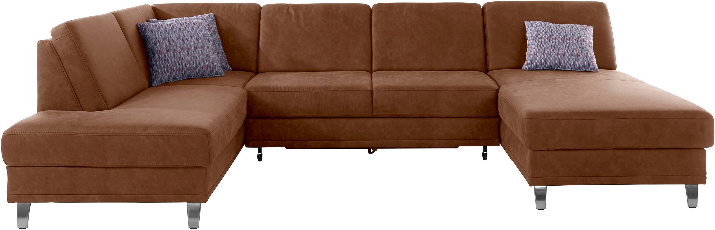sit&more Wohnlandschaft »Clio U-Form«, wahlweise mit Bettfunktion und Bettkasten, inklusive Federkern
