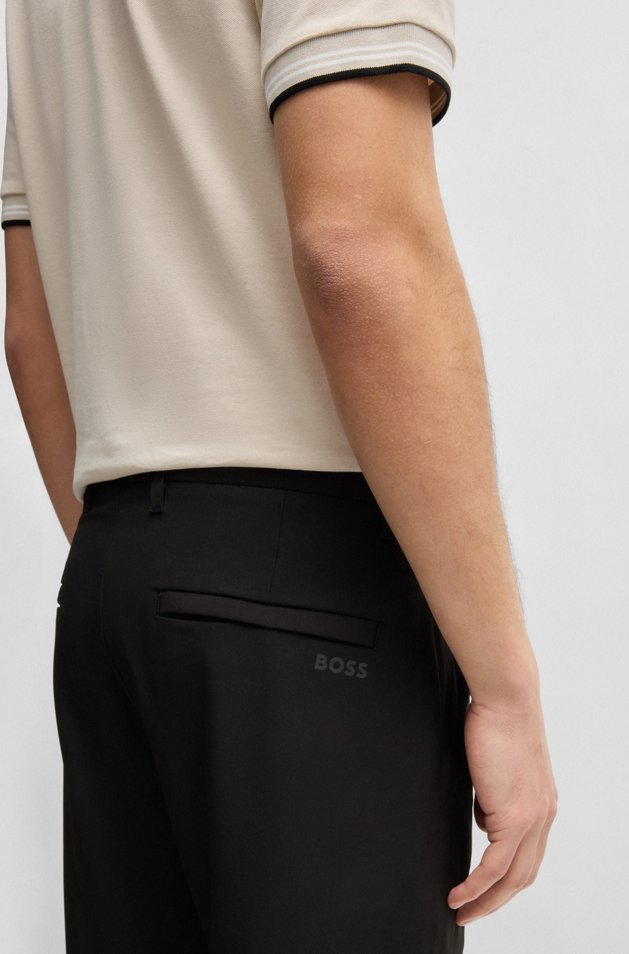 BOSS GREEN Stretch-Hose »T_Commuter-Slim«, in schmaler Passform