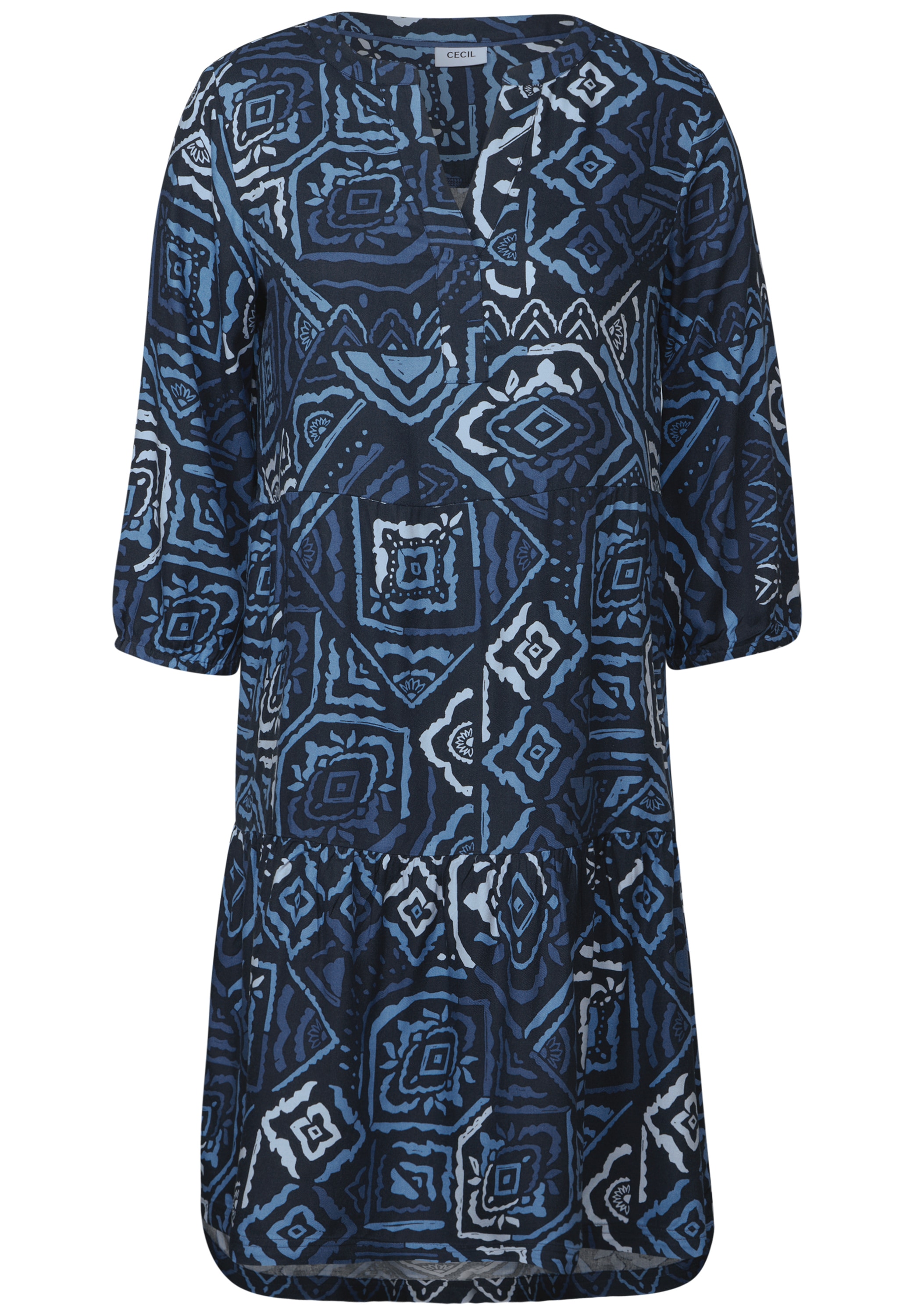 Thumbnail - Cecil Tunikakleid Ohne Taschen mit grafischem Muster