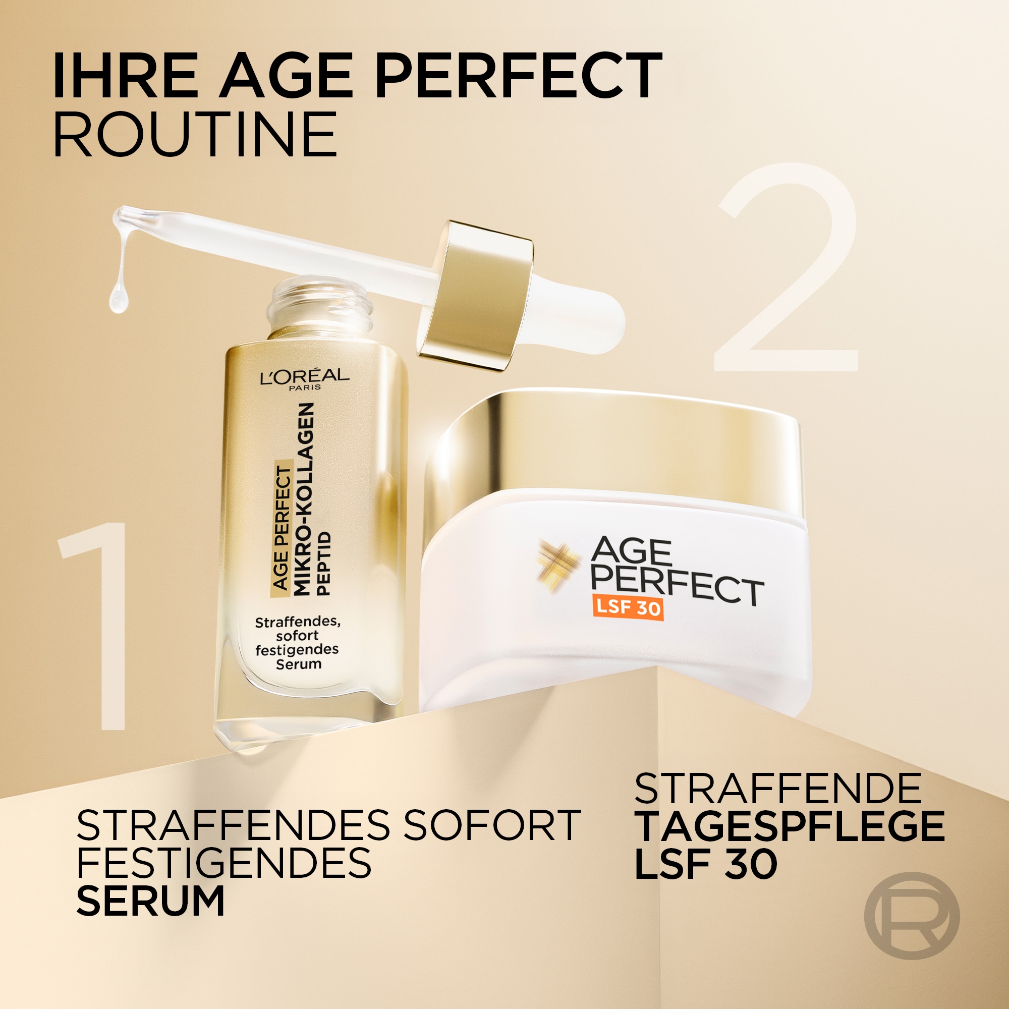 L'ORÉAL PARIS Anti-Falten-Serum »AGE PERFECT MIKRO-KOLLAGEN SERUM«