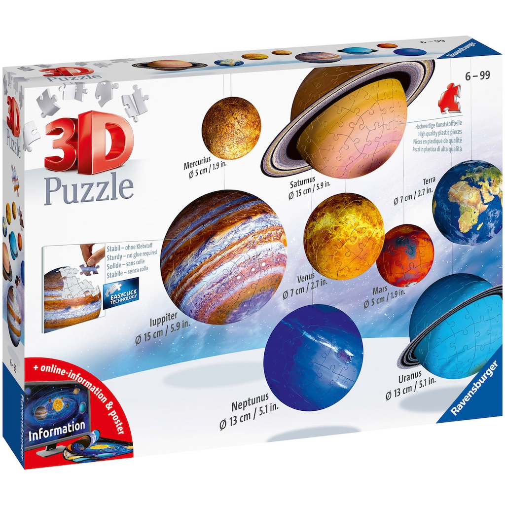 Ravensburger 3D-Puzzle »Planetensystem«