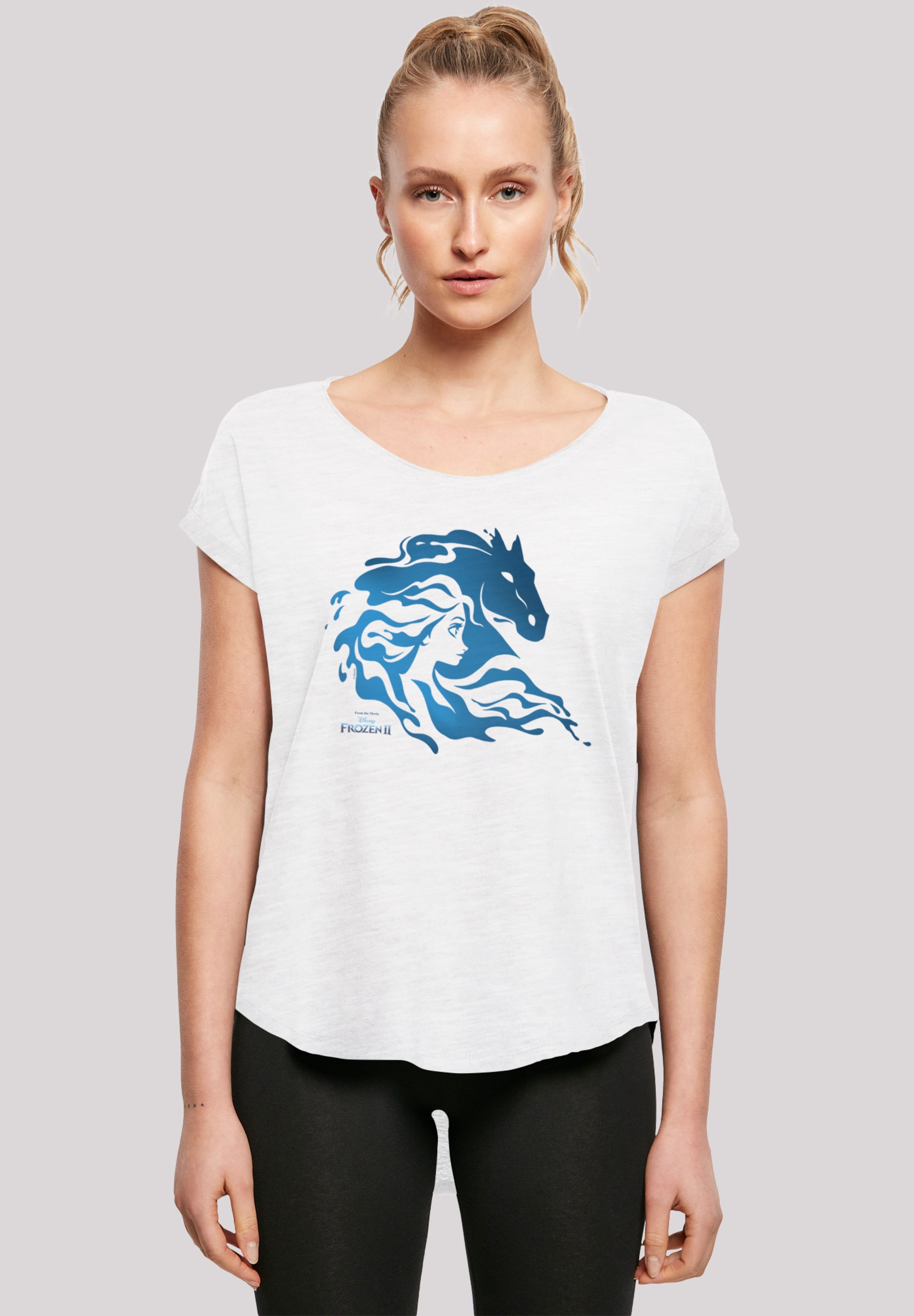 F4NT4STIC T-Shirt »Disney Frozen 2 Pferd Wassergeist online kaufen BAUR | Nokk Silhouette«, Print