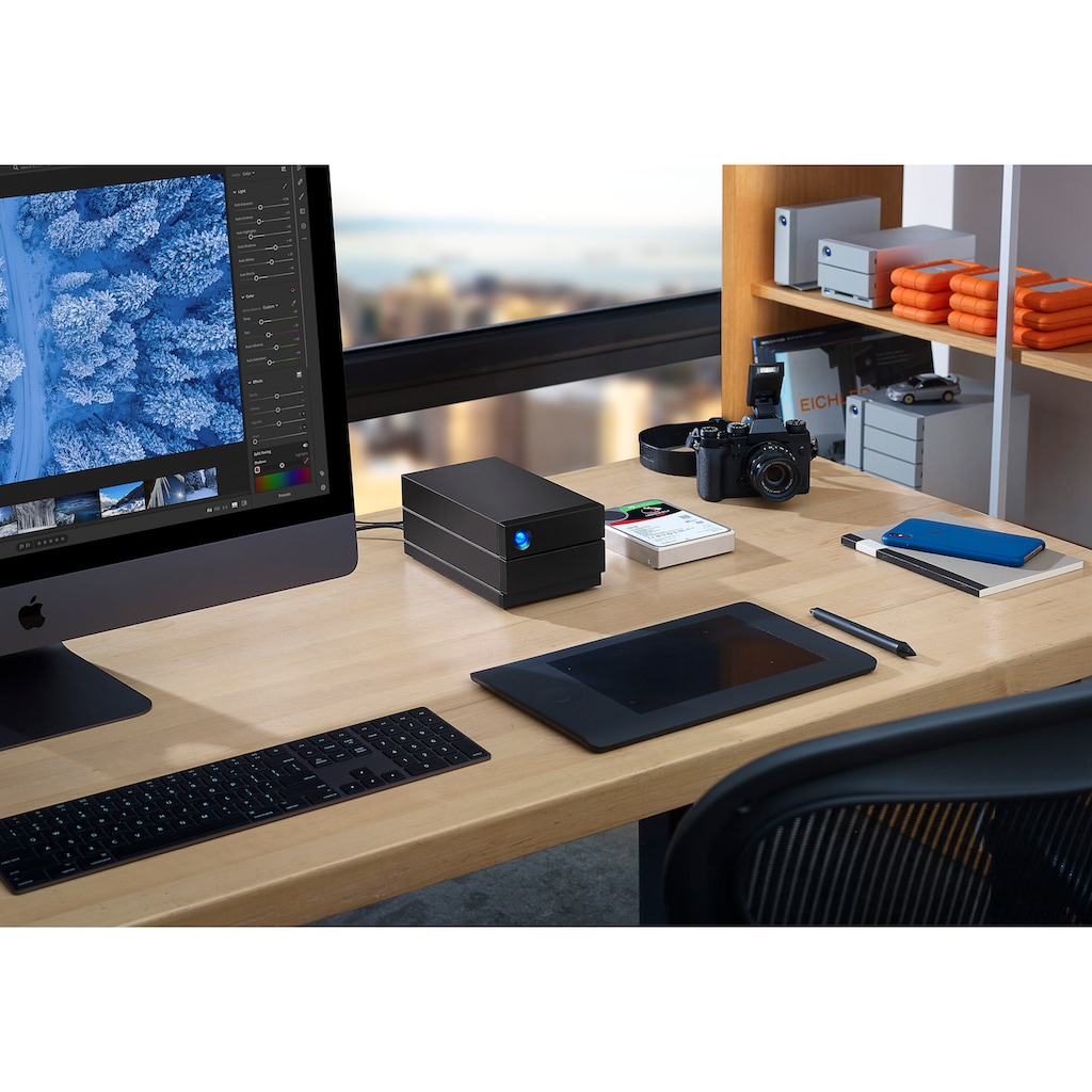 LaCie HDD-NAS-Festplatte »2big RAID«, Anschluss USB-C-USB 3.0-Thunderbolt 3-USB-C