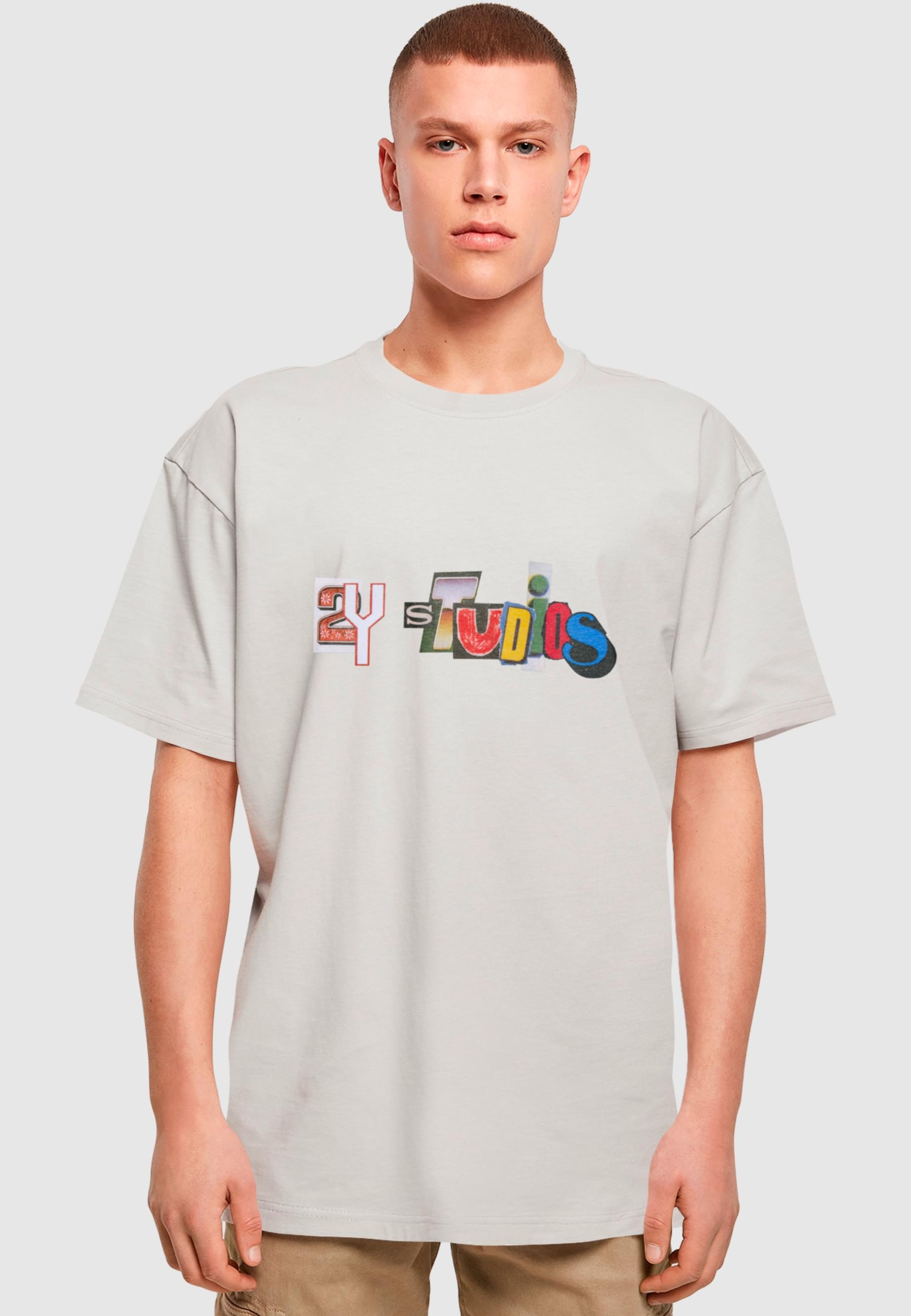 2Y Studios T-Shirt »2Y Studios Herren RANSOM NOTE LOGO TEE«, (1 tlg.)
