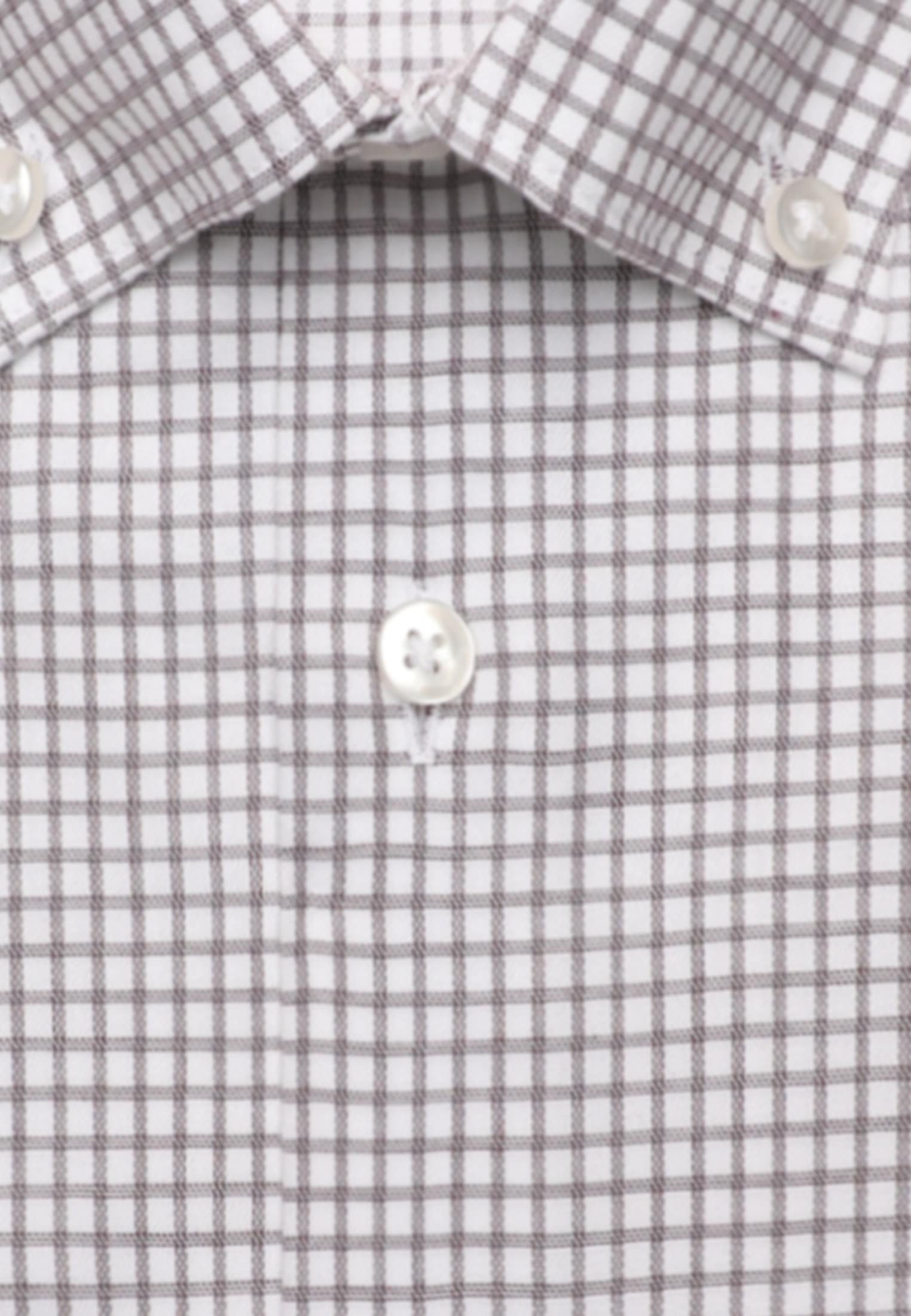 seidensticker Businesshemd »Schwarze Rose« Slim 1/1 Button-Down-Kragen Karo