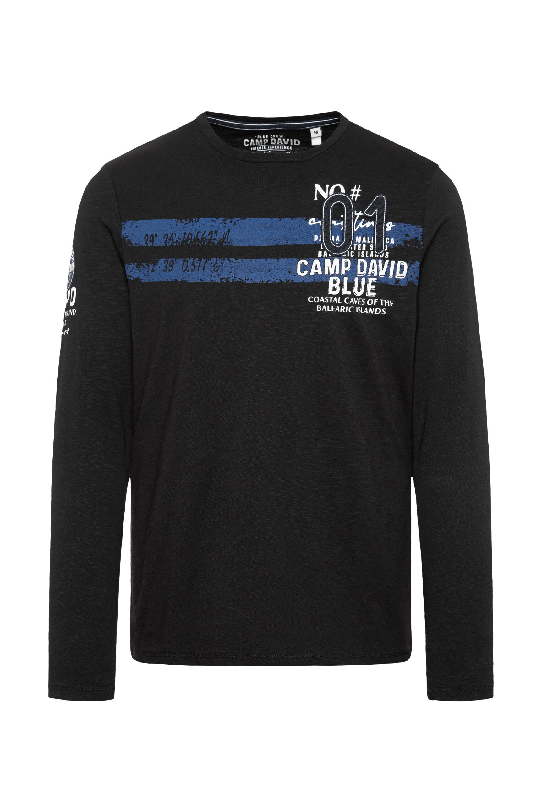 CAMP DAVID Rundhalsshirt, aus Baumwolle