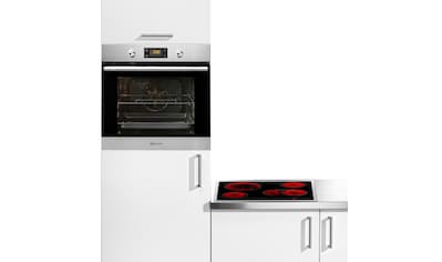 Backofen-Set »BAKO ISLAND«, BAR2 KH8V2 IN, mit 2-fach-Teleskopauszug, Hydrolyse