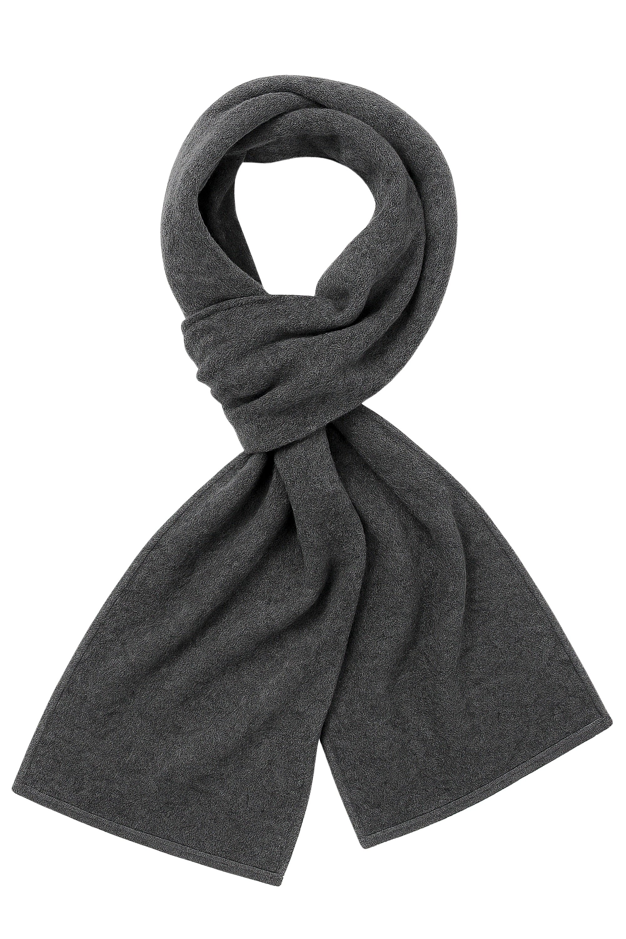 Damen Wollschal "Luxus"grau, Basic, COLLEZIONE ALESSANDRO, unifarben, Wolle, Modetücher, Luxuriös, Simpel, Made in Italy