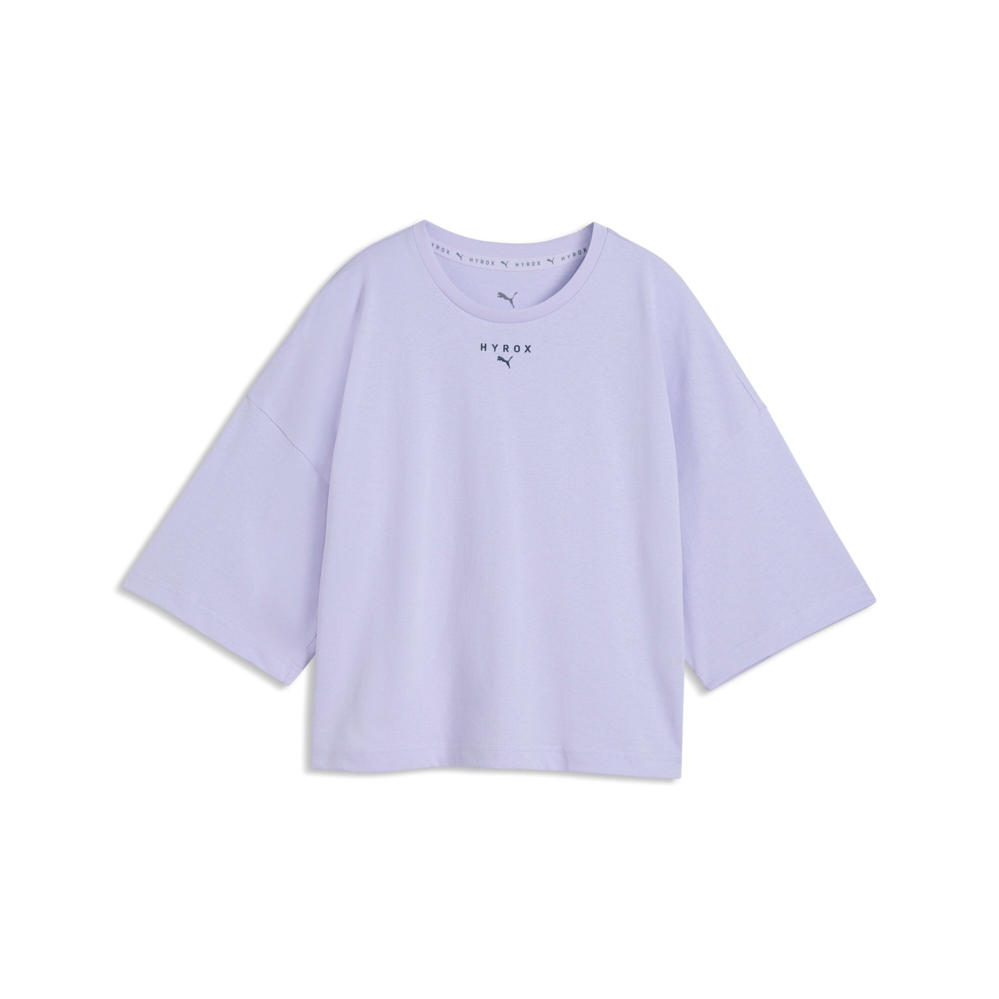 PUMA "W X HYROX CROPPED LIFESTYLE TEE" Regular Fit, Kurzarm, für sportliche Aktivitäten