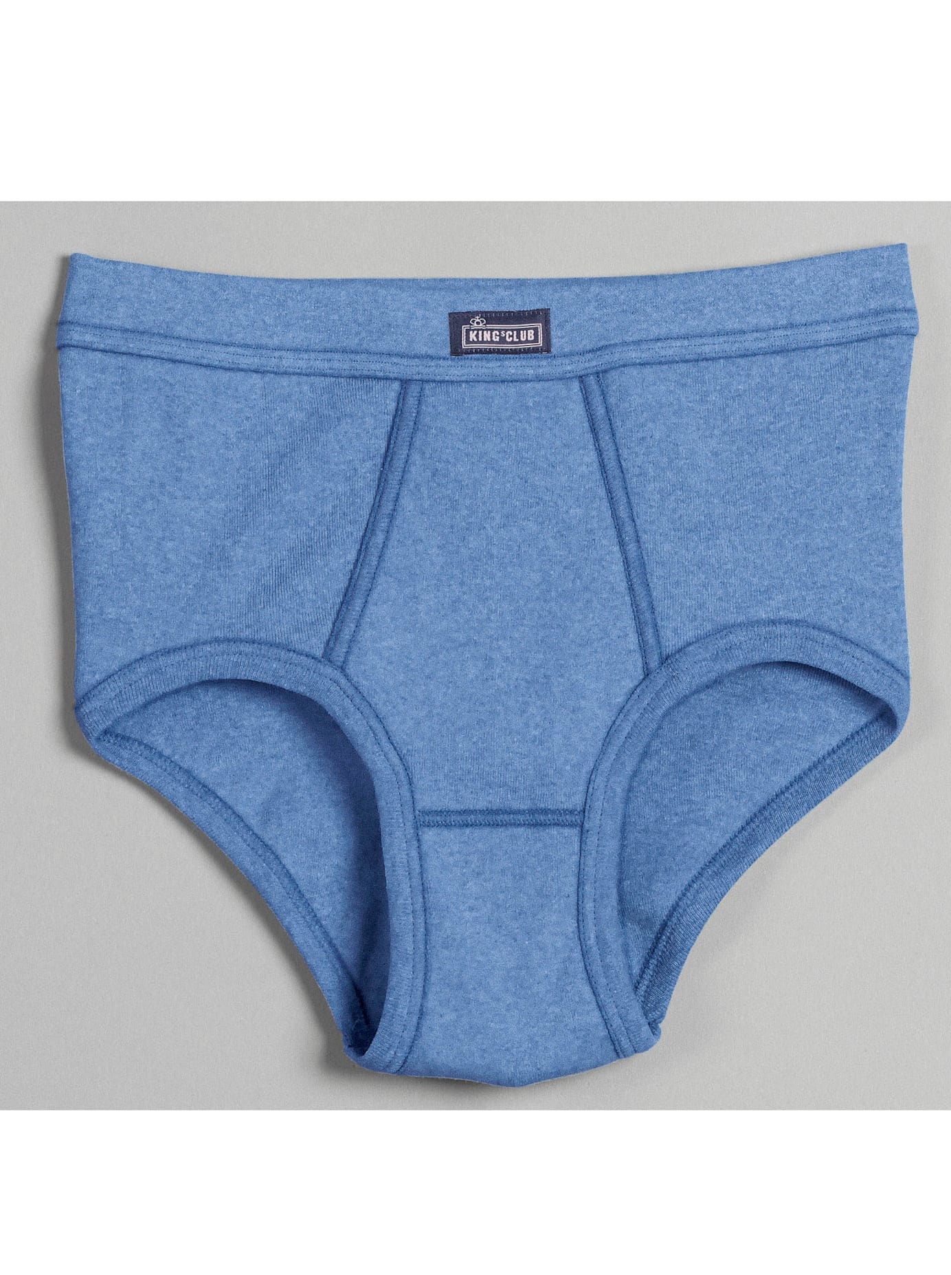 KINGS CLUB Herren Slip, Gr. 8, blau, 100% Baumwolle, Unterhosen