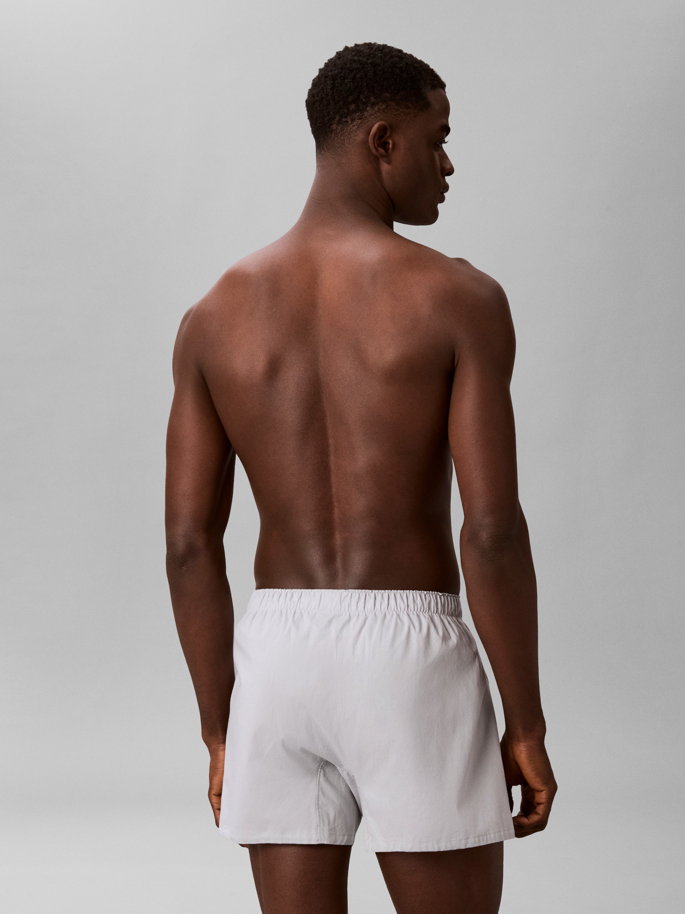 Calvin Klein Underwear Webboxer »BOXER TRAD 3PK« Packung, 3er-Pack,  mit Logo-Elastikbund (3 Stück)
