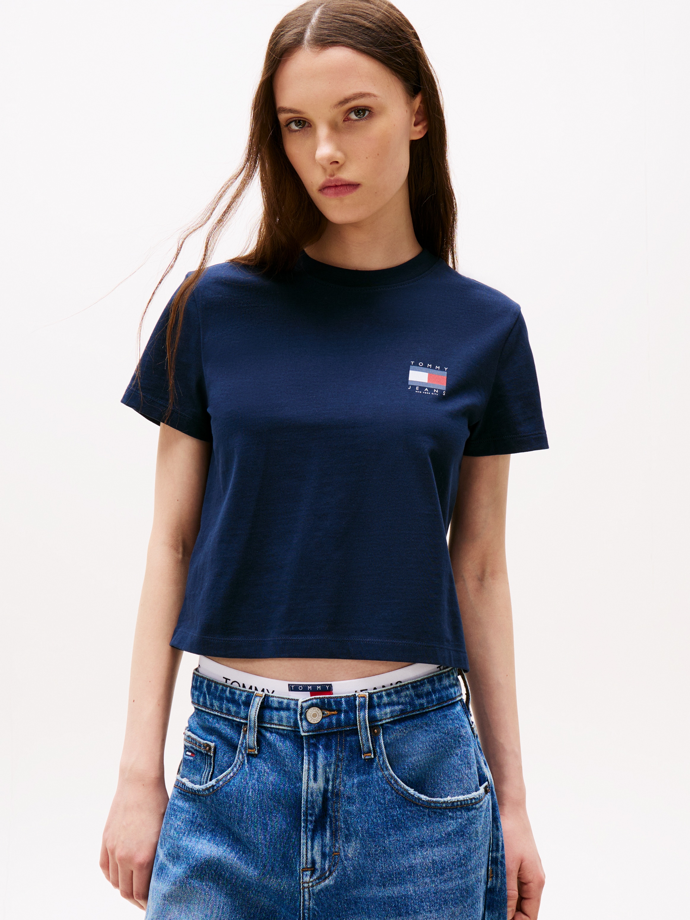 Tommy Jeans Kurzarmshirt "TJW REG SH TOMMY US FLAG SS TEE" günstig online kaufen