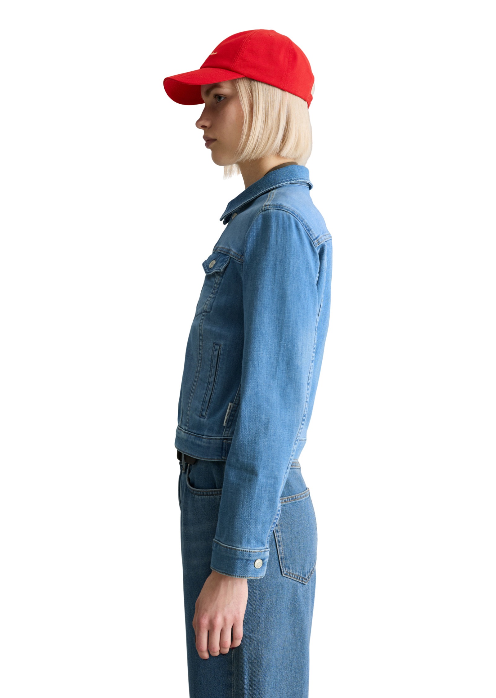 Marc O'Polo DENIM Jeansjacke »aus hochwertigem Organic Cotton-Stretch« ohne Kapuze
