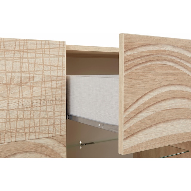 LC Sideboard »Miro«, Breite 241 cm mit dekorativem Siebdruck | BAUR