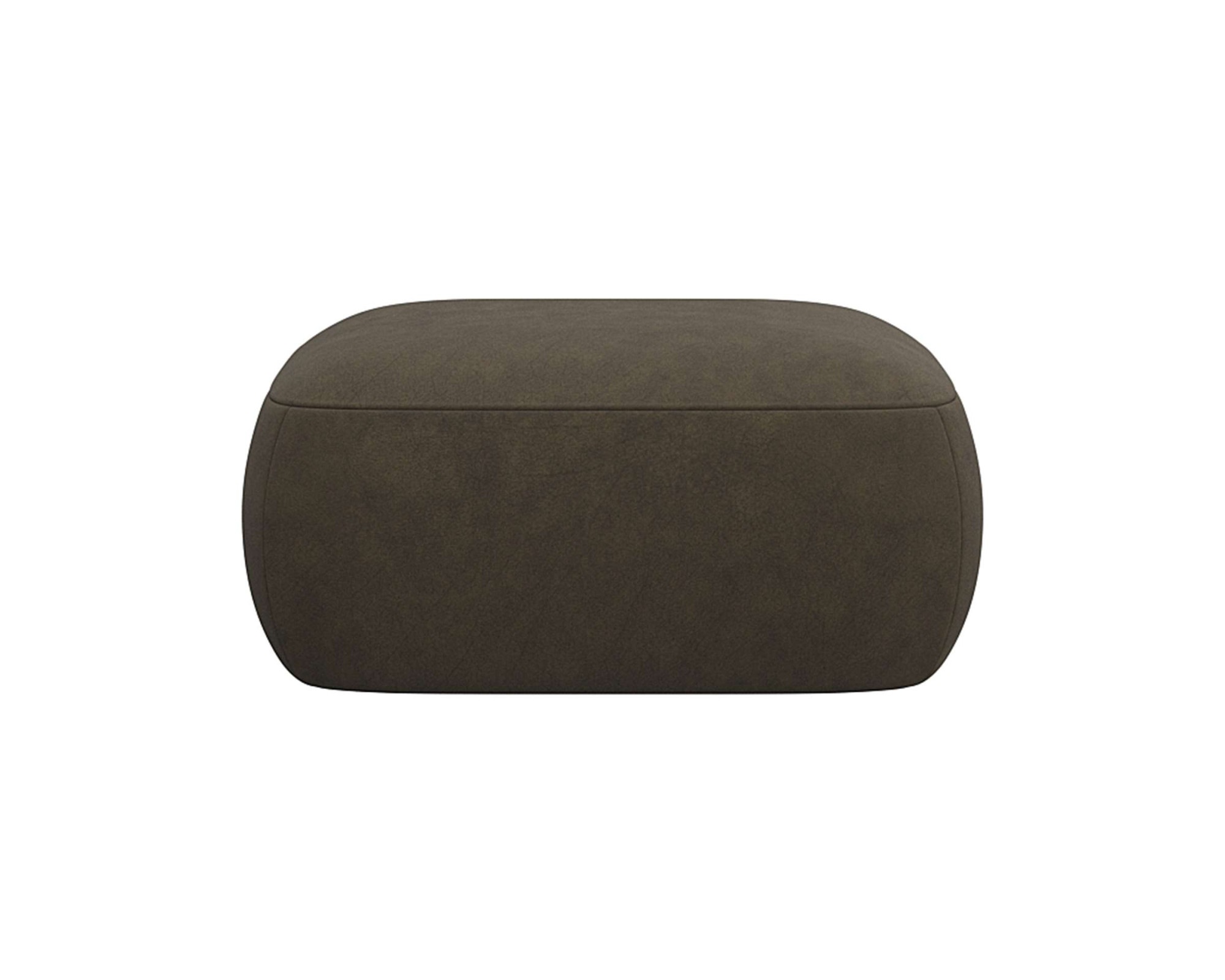 Pouf »Torino, rund, bodennah, Sitzhocker, Polsterhocker«, Modernes, organisches...