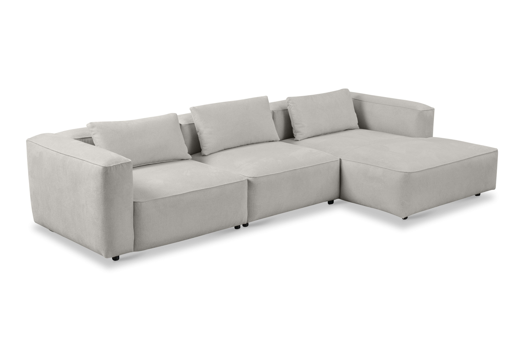 andas Ecksofa »Tvinnet«, Breite 317 cm, extra tiefe Sitzfläche, kubisches Sitzvergnügen
