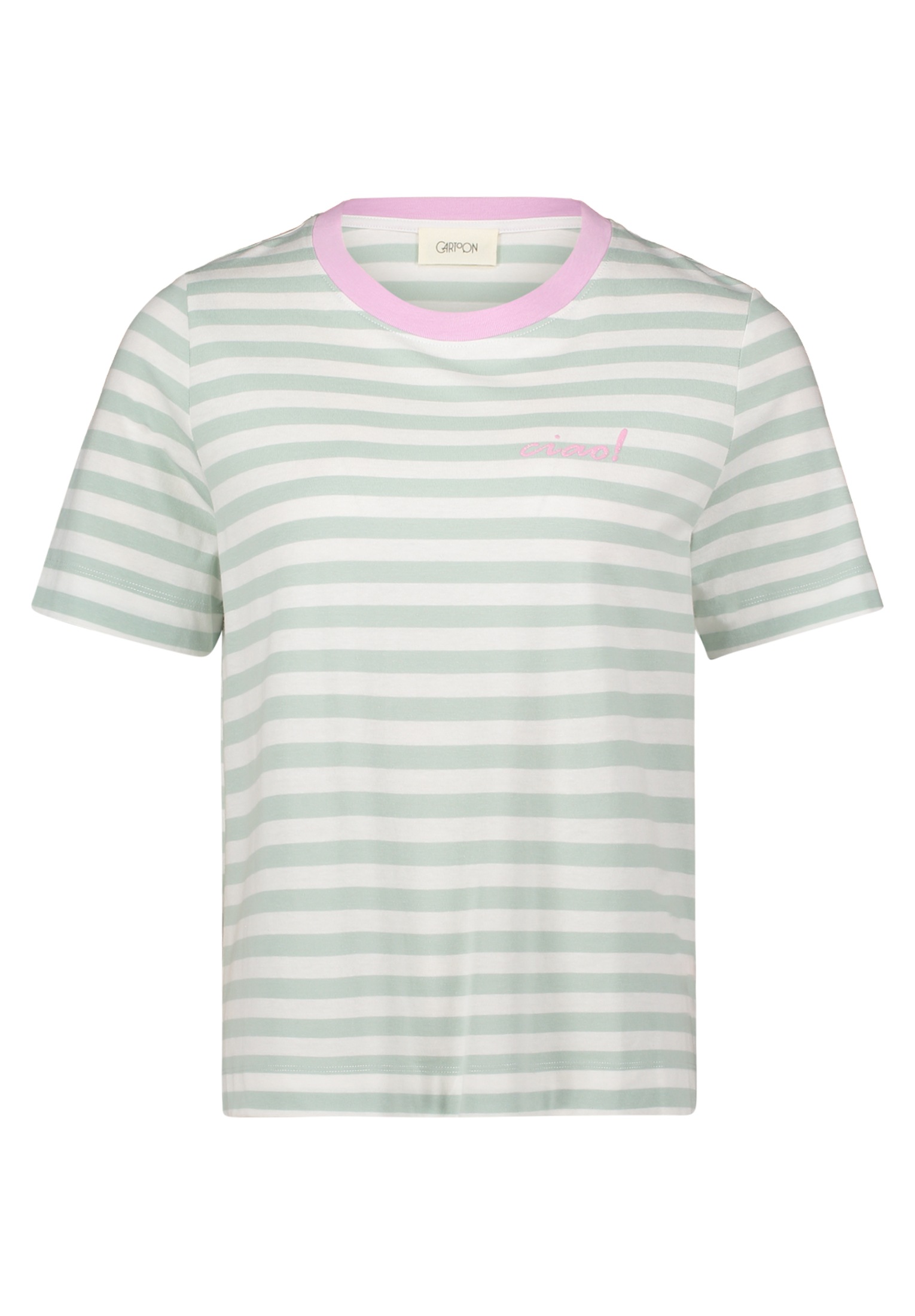 Cartoon Kurzarmshirt »Cartoon Streifenshirt mit Rundhalsausschnitt«, (1 tlg.), Ringel