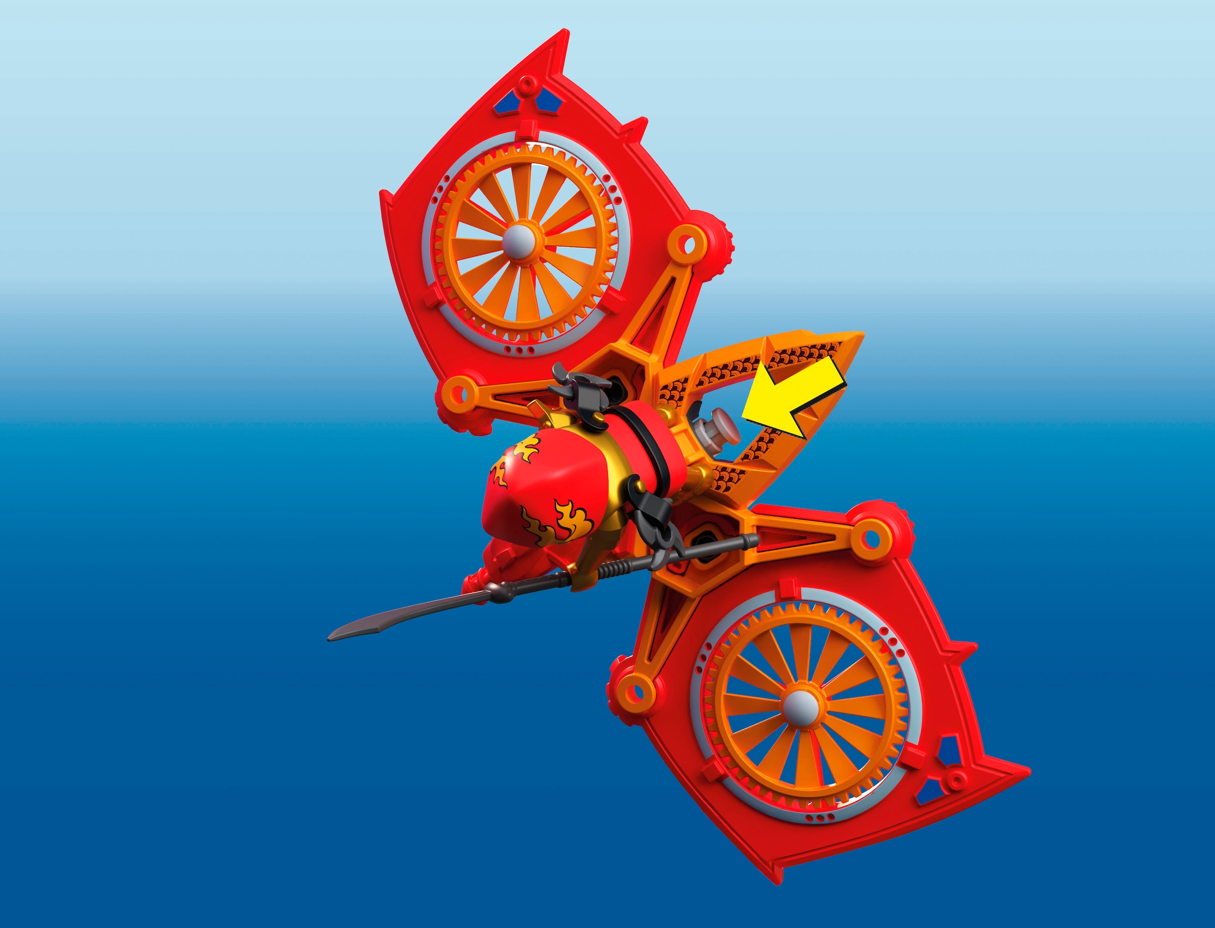Playmobil® Konstruktions-Spielset »Helden-Drohne gegen bösen Ninja (71833), Heroes«, (39 St.), Made in Europe