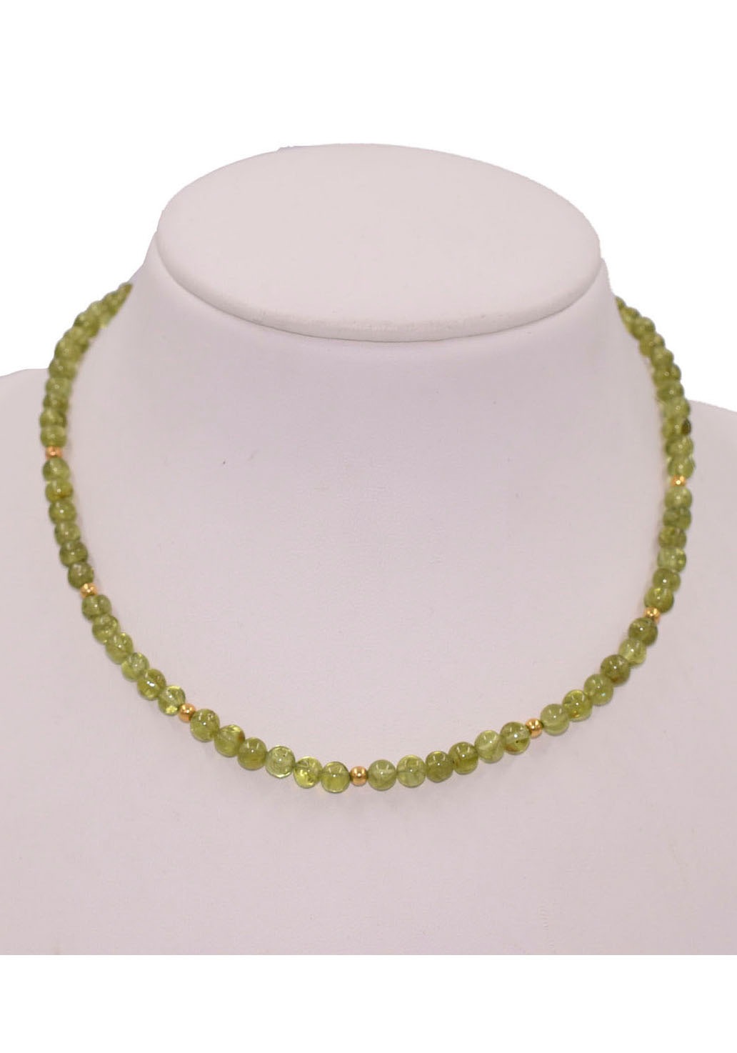 Firetti Collier »Schmuck Geschenk Halsschmuck Halskette Edelstein Farbstein Peridot«, Made in Germany - mit Peridot