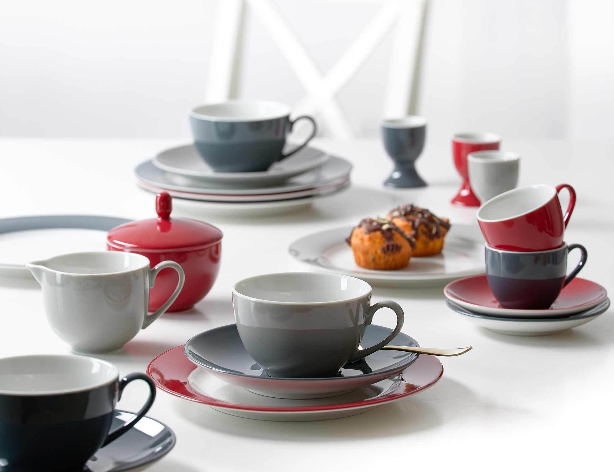 Ritzenhoff & Breker Geschirr-Set »Basic-Set Doppio 12er Set« Spülmaschinenfest