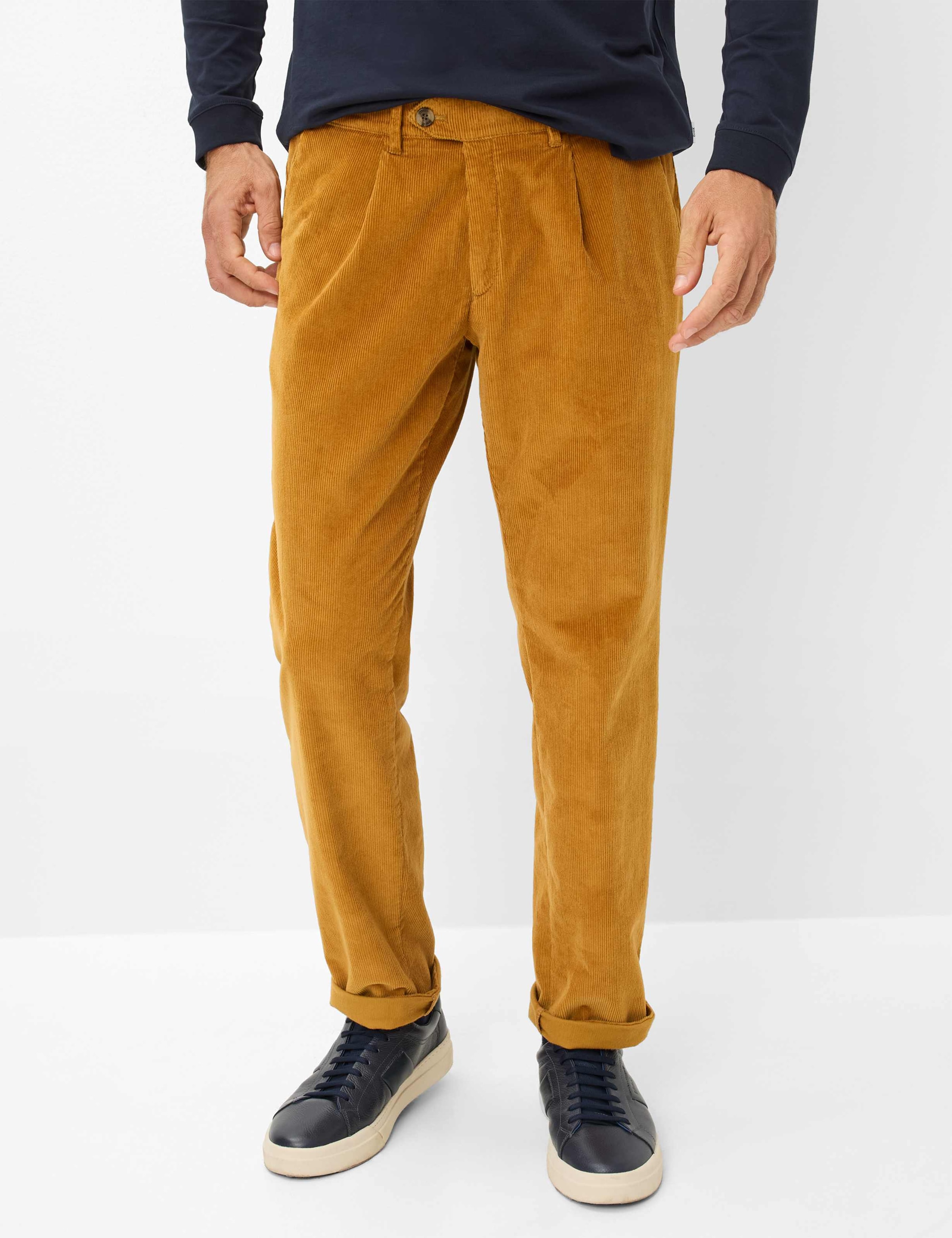 EUREX by BRAX Bundfaltenhose »Style LUIS«