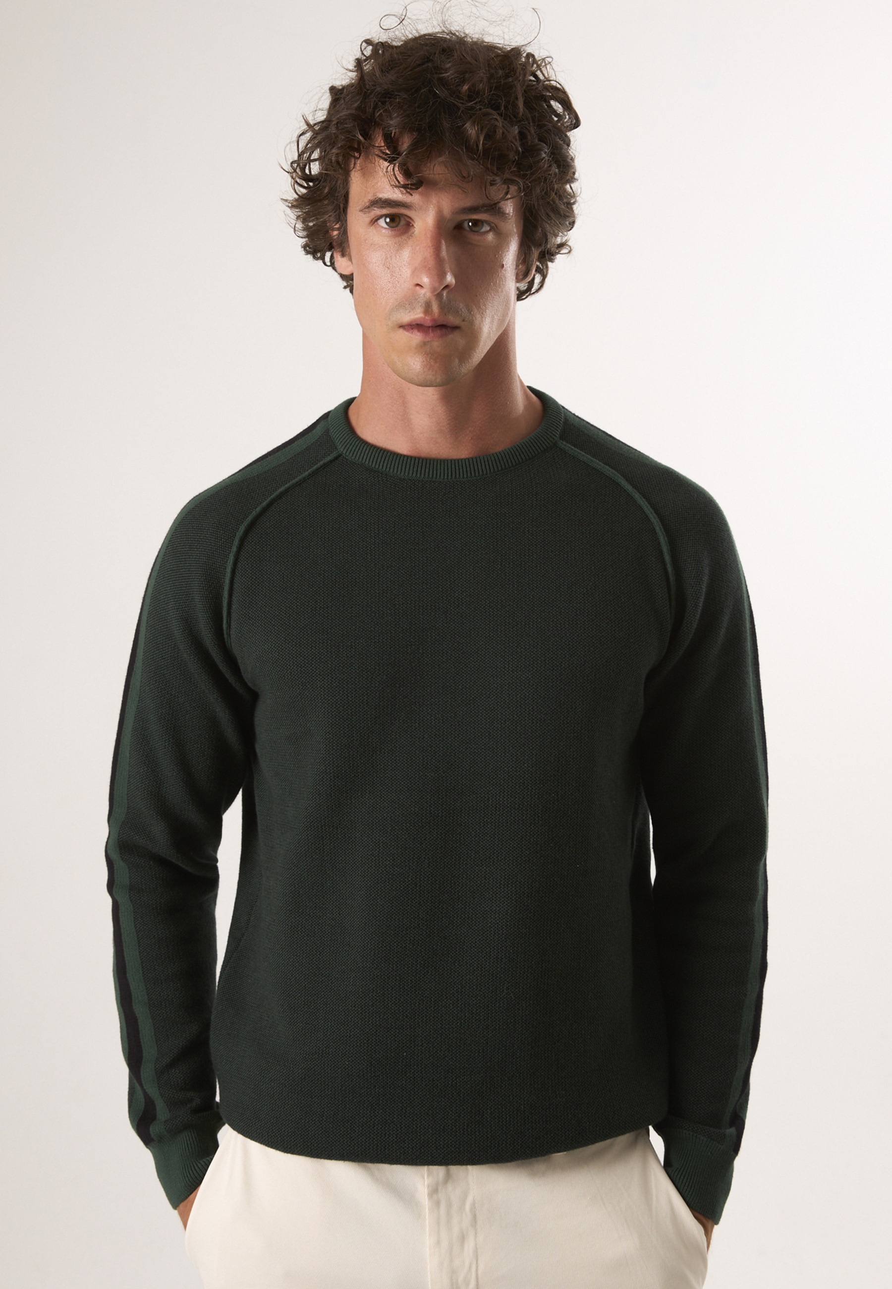 Felix Hardy Rundhalspullover "Basic-Pullover mit Rundhalsausschnitt"
