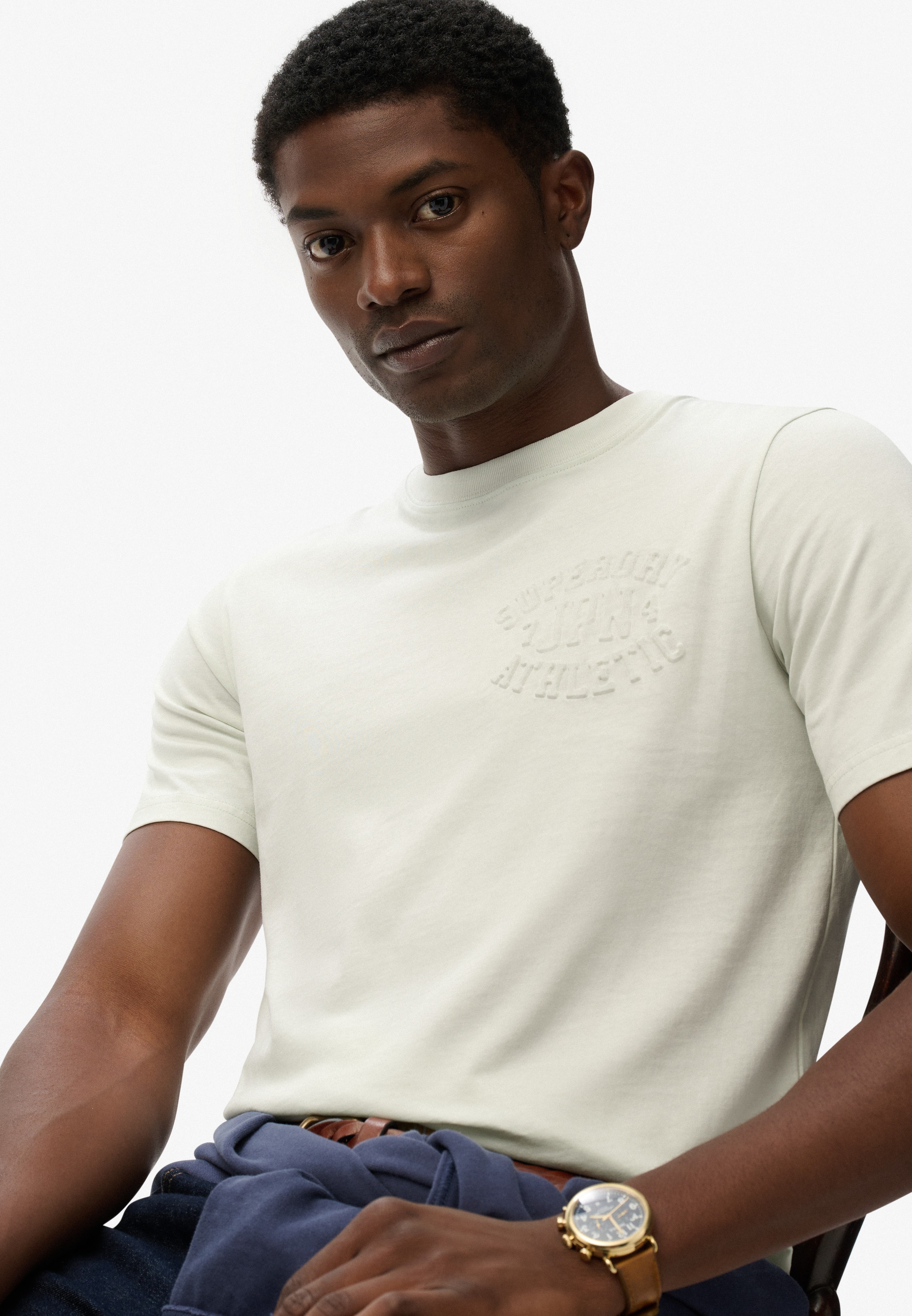 Superdry Rundhalsshirt "ATHLETIC EMBOSS RELAXED TEE" günstig online kaufen