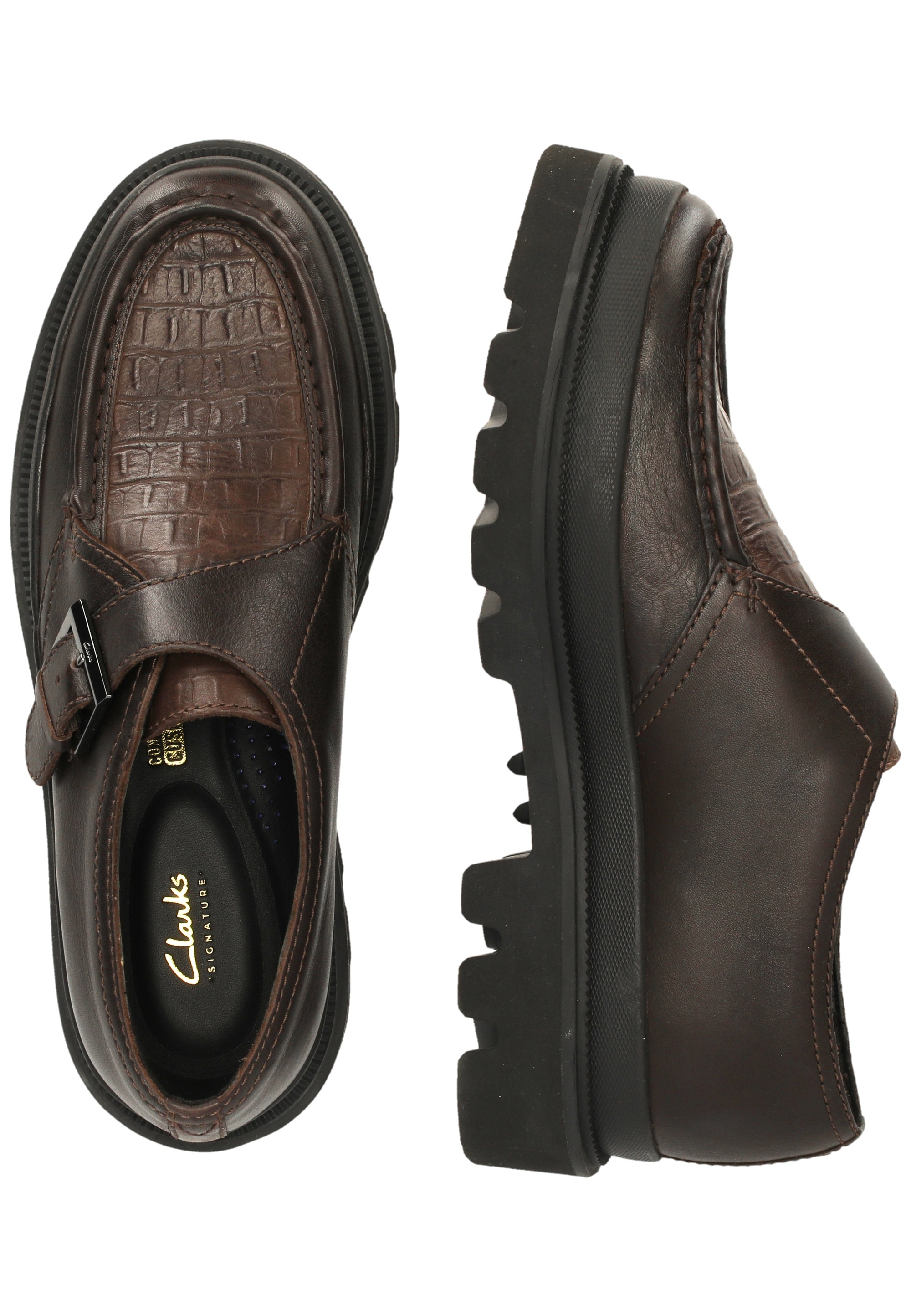 Clarks Slipper »Badell Monk«  mit klobiger EXTRALIGHT-Sohle