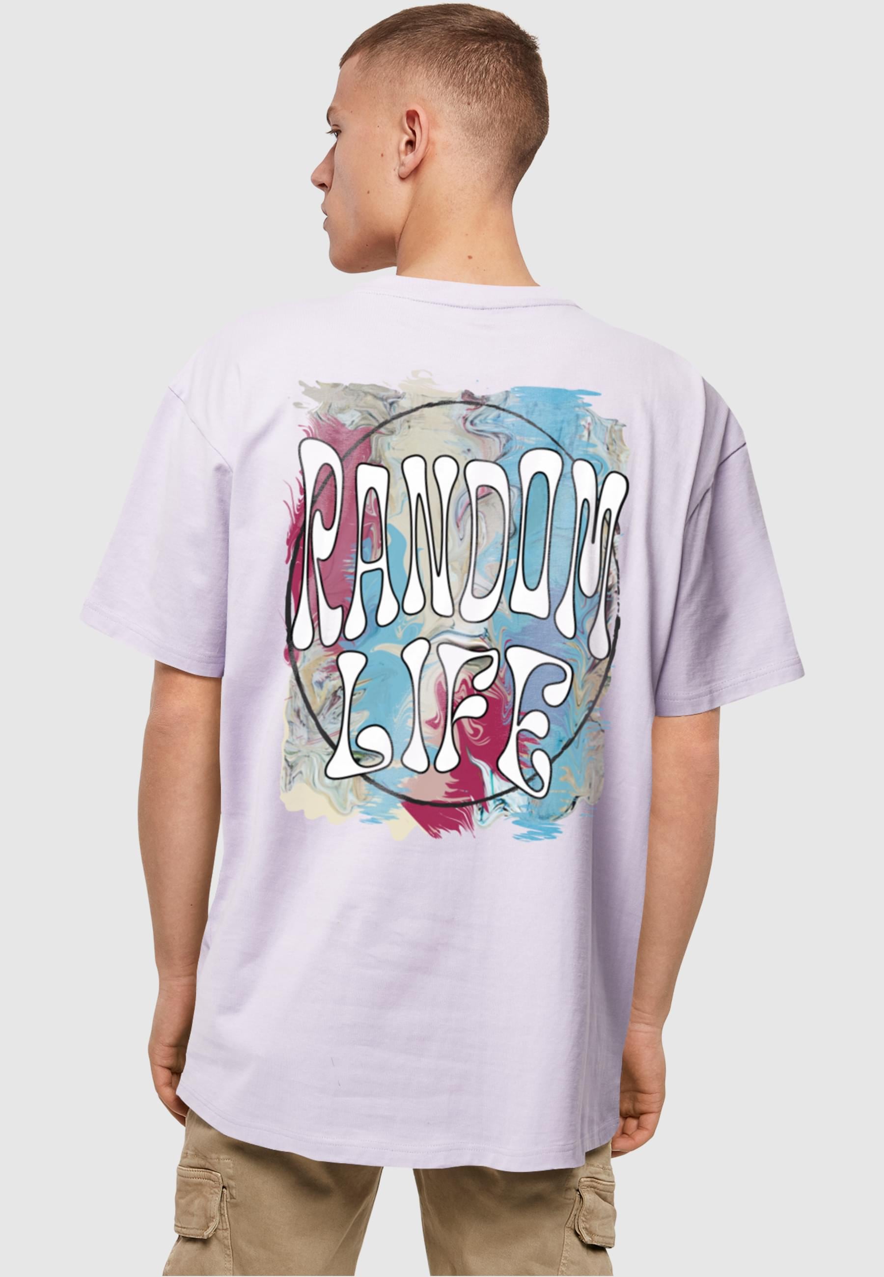 Merchcode T-Shirt »Merchcode Herren Random Life Heavy Oversize Tee«, (1 tlg.)