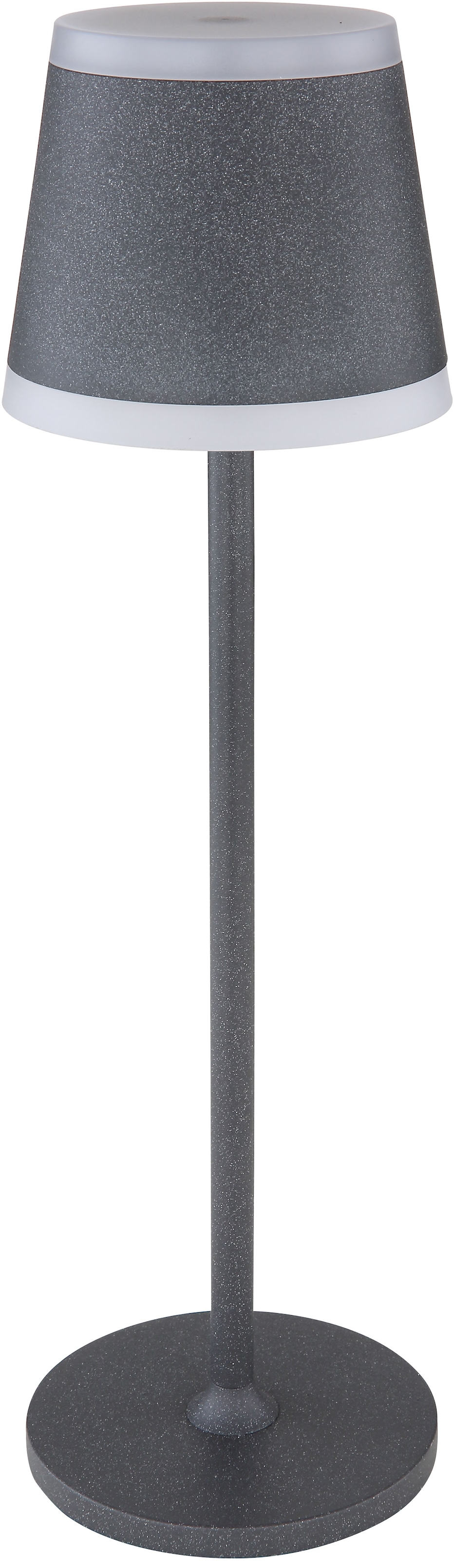 GLOBO LIGHTING LED Tischleuchte »RIDLEY«, Leuchtmittel LED-Modul | LED fest integriert, Tischlampe/Akku/IP54/Touch Ein/Aus/Touchdimmer/grau