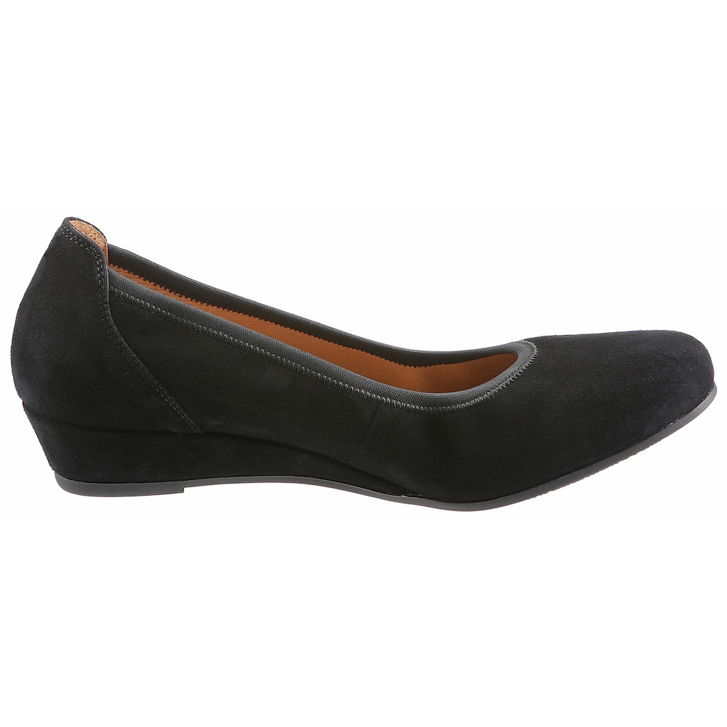 Gabor Pumps »KRETA«, Keilabsatz, Halbschuh, Schlupfschuh, in bequemer Weite G (= weit)