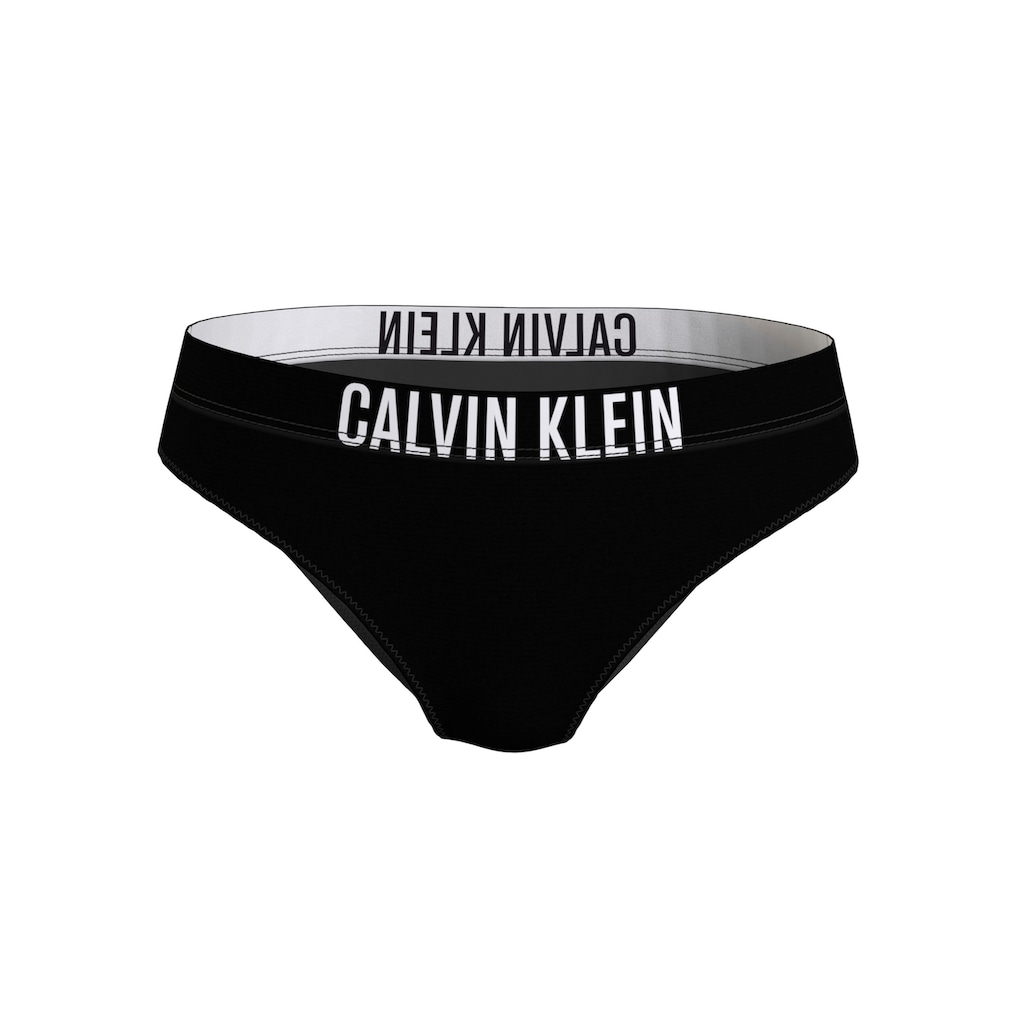 Calvin Klein Swimwear Bikini-Hose »Classic«, mit bedrucktem Gummibund