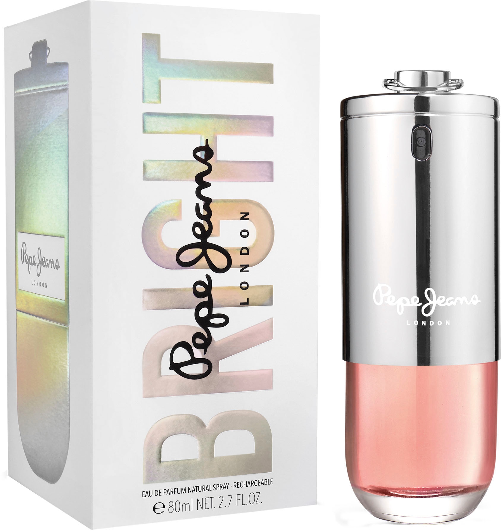 Pepe Jeans Eau de Parfum »Pepe Jeans - Bright for her EDP 80ml«, mit einer kuscheligen Basis aus weißem Moschus und cremigem Sandelholz