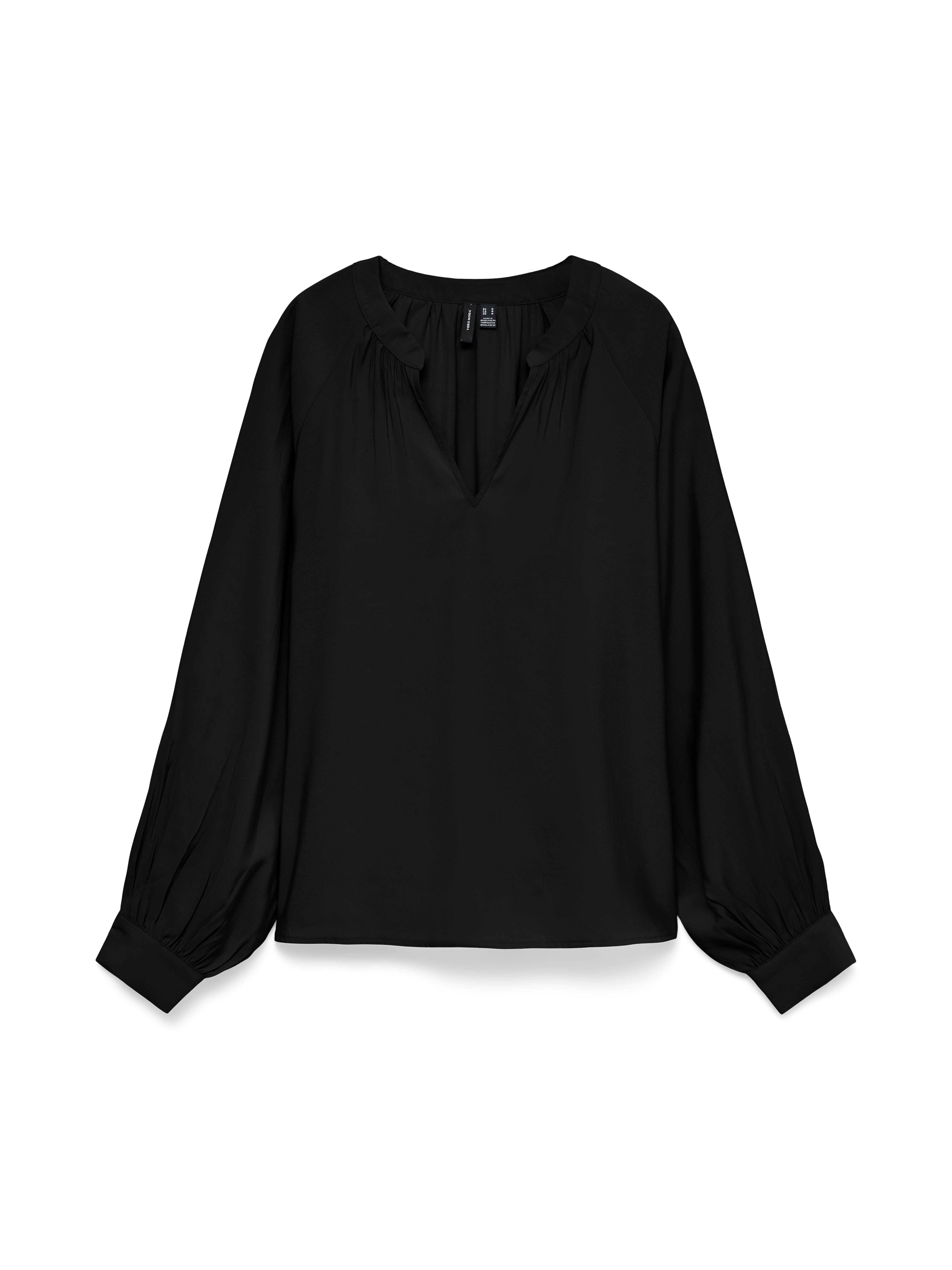 Vero Moda Langarmbluse "VMLOUISA LS TOP WVN NOOS" Viskosemischung, loose fit