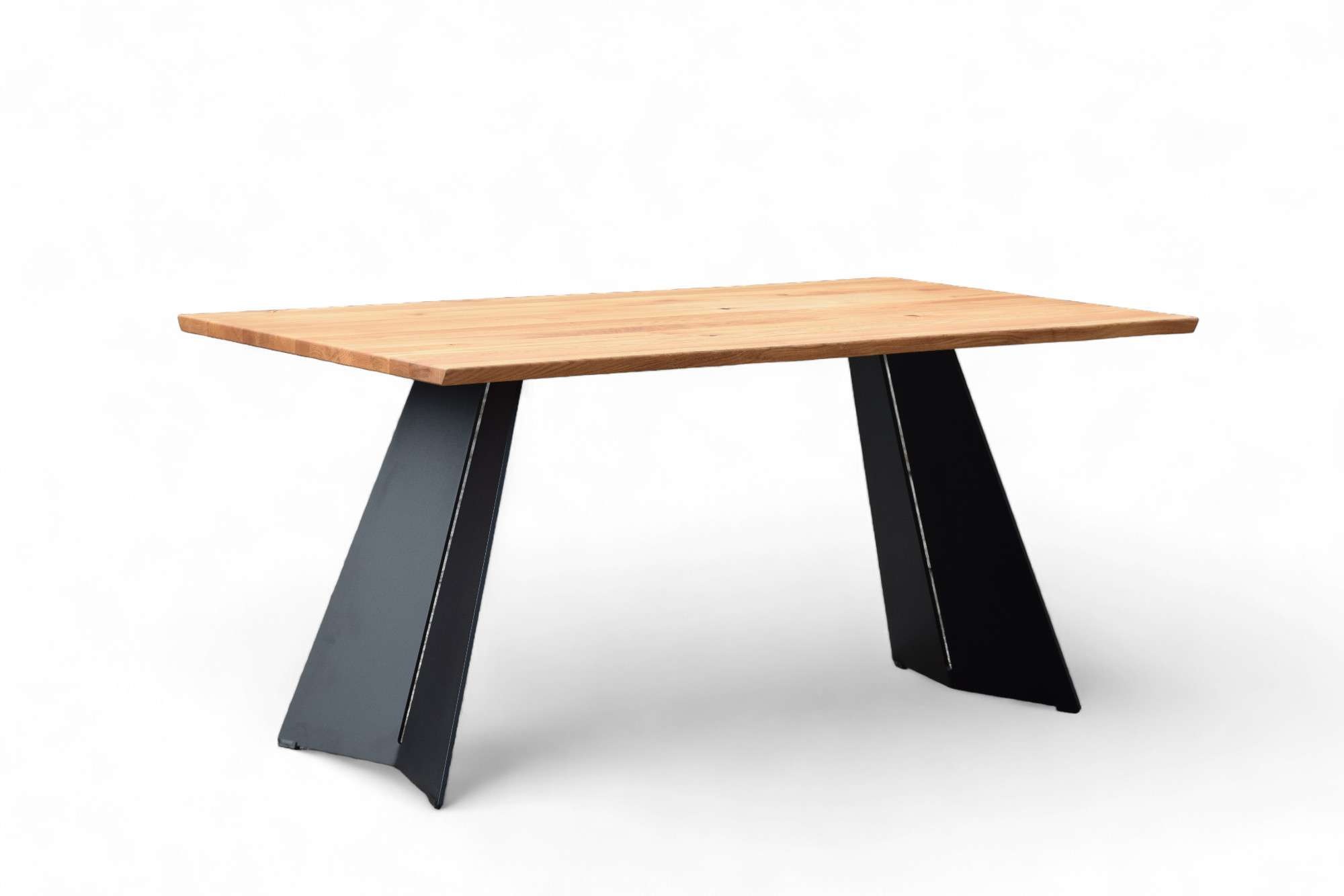 OTTO home Esstisch "Winteregg Küchentisch, Metall-Wangengestell, Wildeiche günstig online kaufen