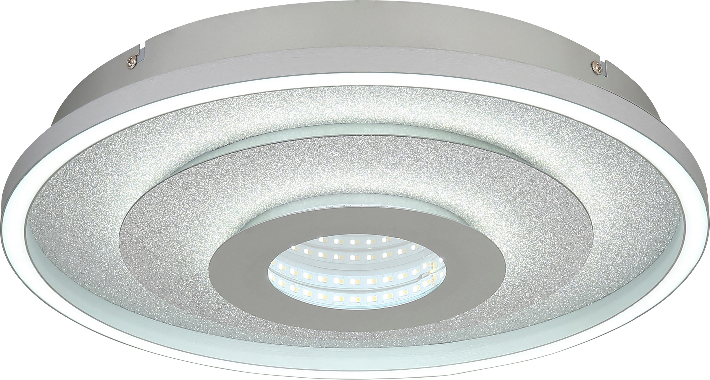 GLOBO LIGHTING Deckenleuchte »MILES« LED-Modul 1 Stk. LED-Deckenleuchte mit 3D-Effekt, dimmbar, modern & hell