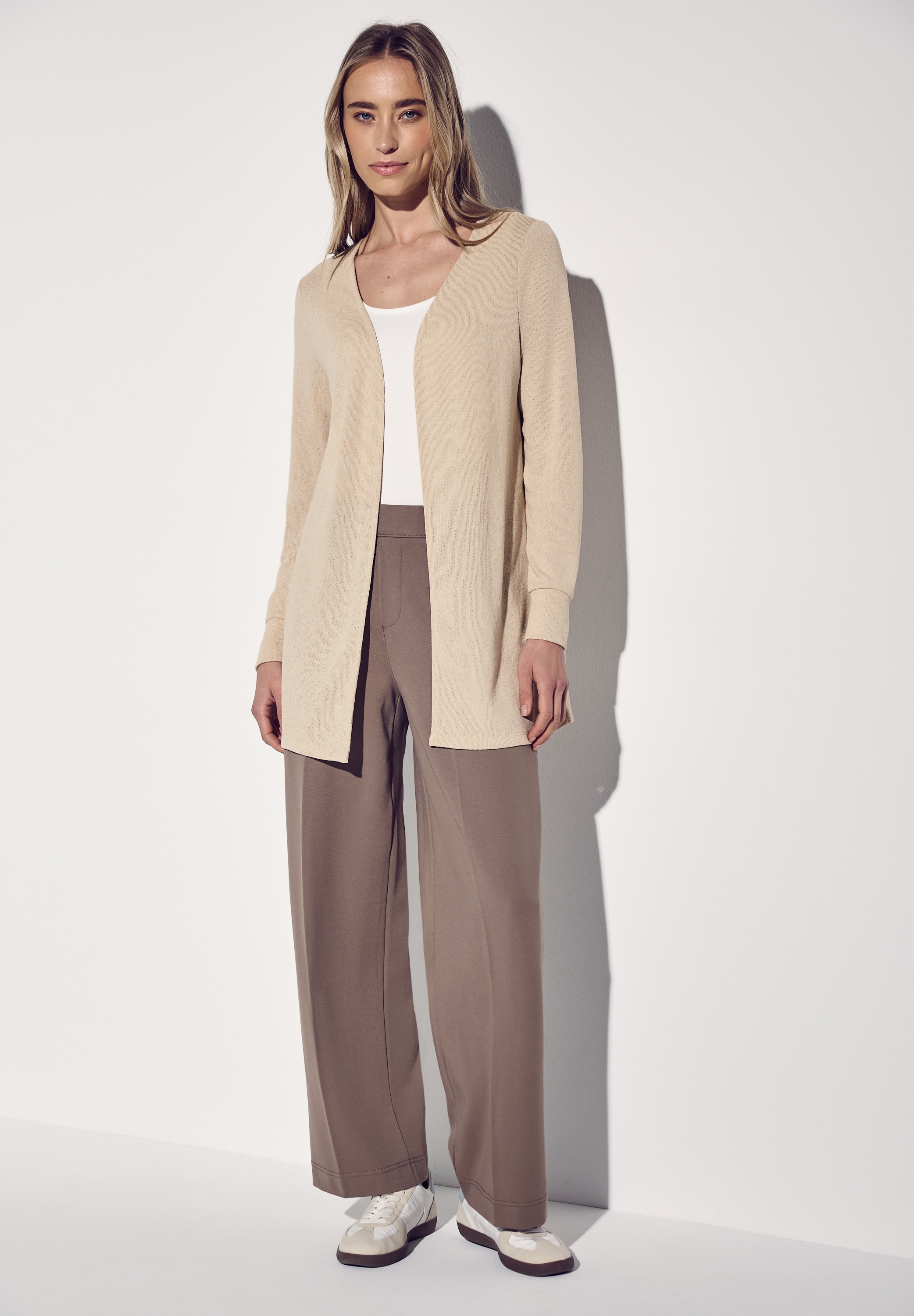 STREET ONE Cardigan, aus softem Materialmix