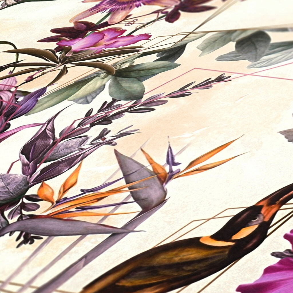 A.S. Création Vliestapete »Dream Flowery«, floral, Vogeltapete Tapete Blumenoptik