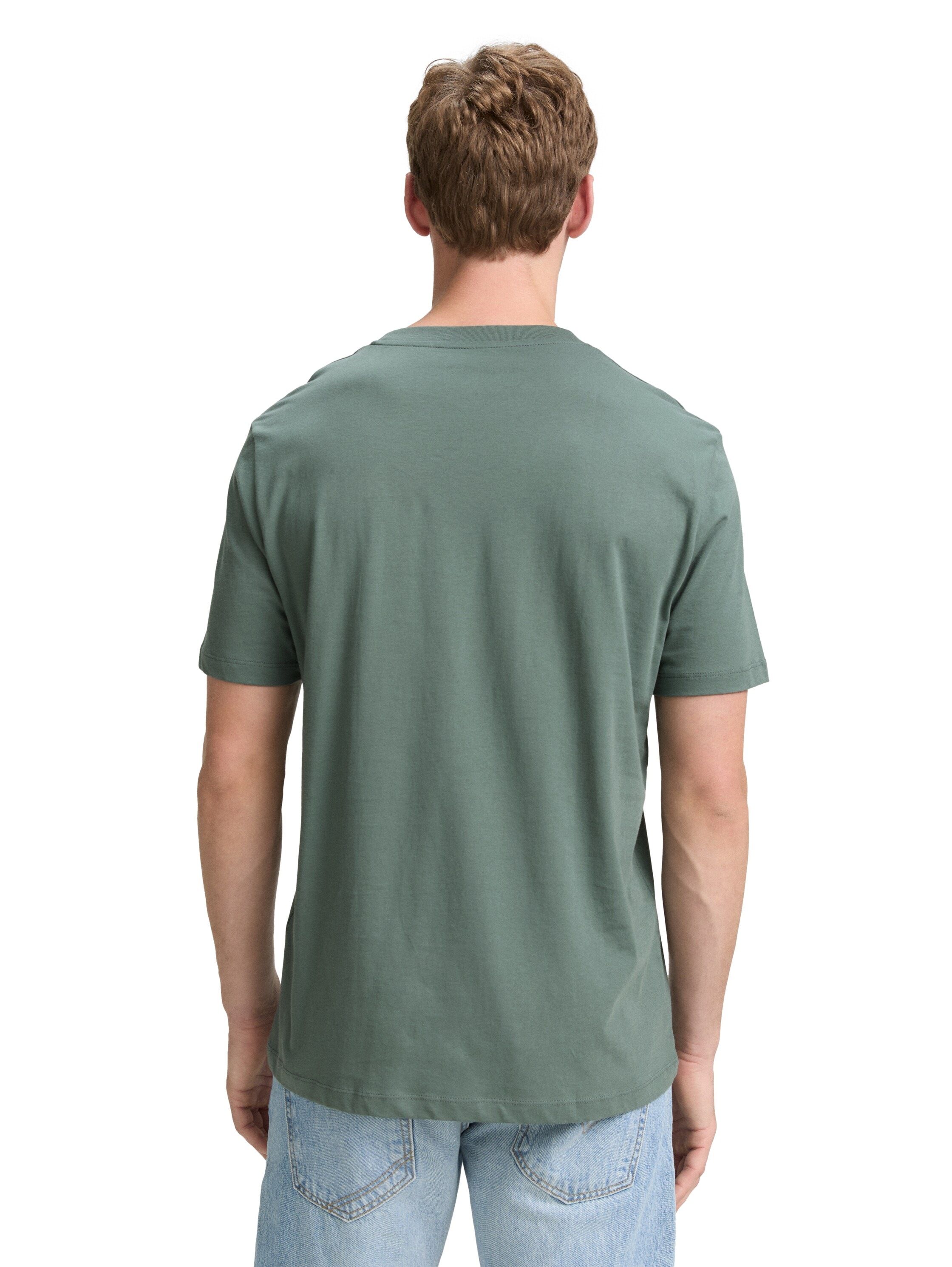 TOM TAILOR Denim T-Shirt, (Packung, 3 tlg.), mit Print