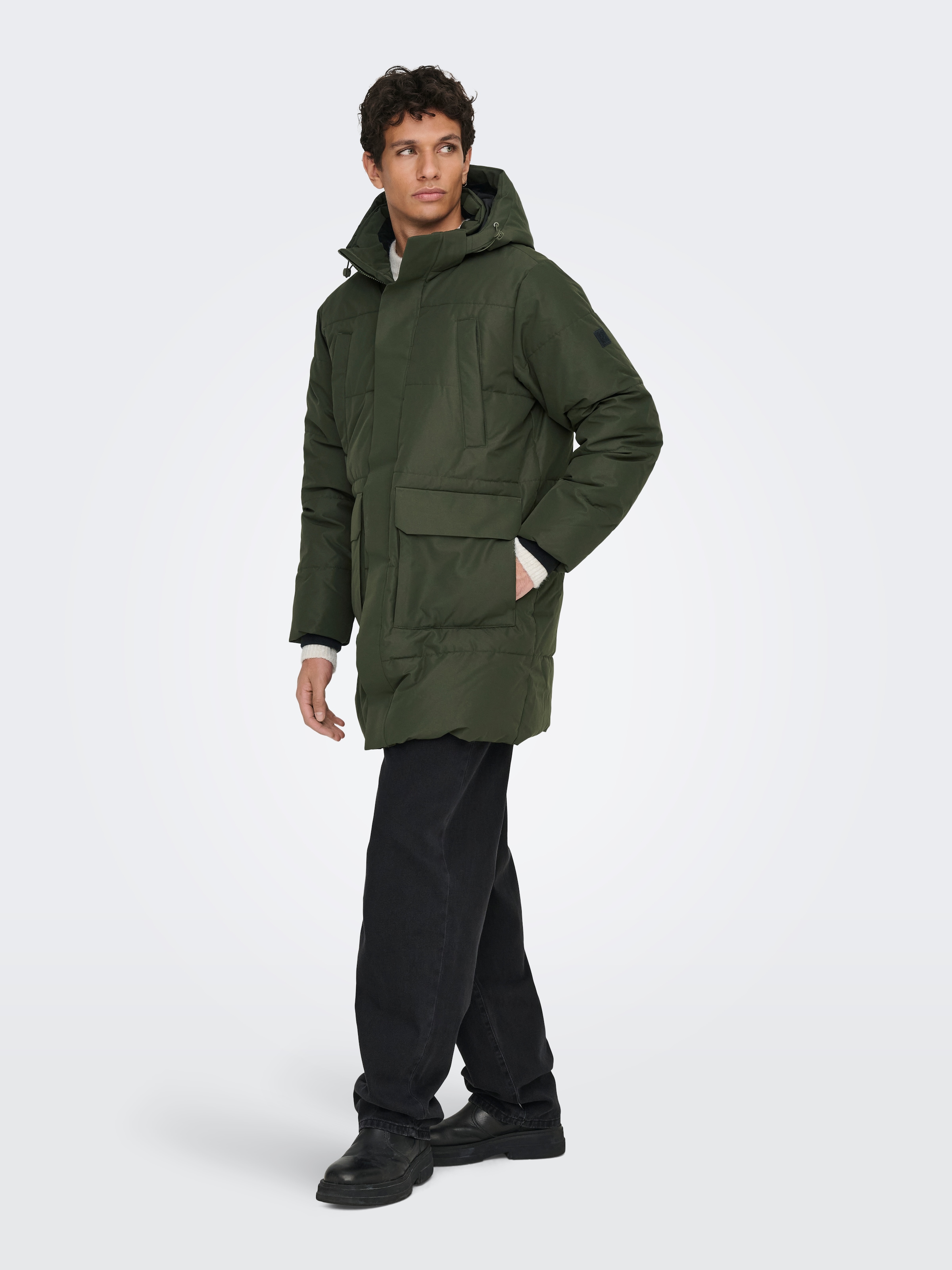 ONLY & SONS Parka »ONSCAM PARKA OTW« mit Kapuze