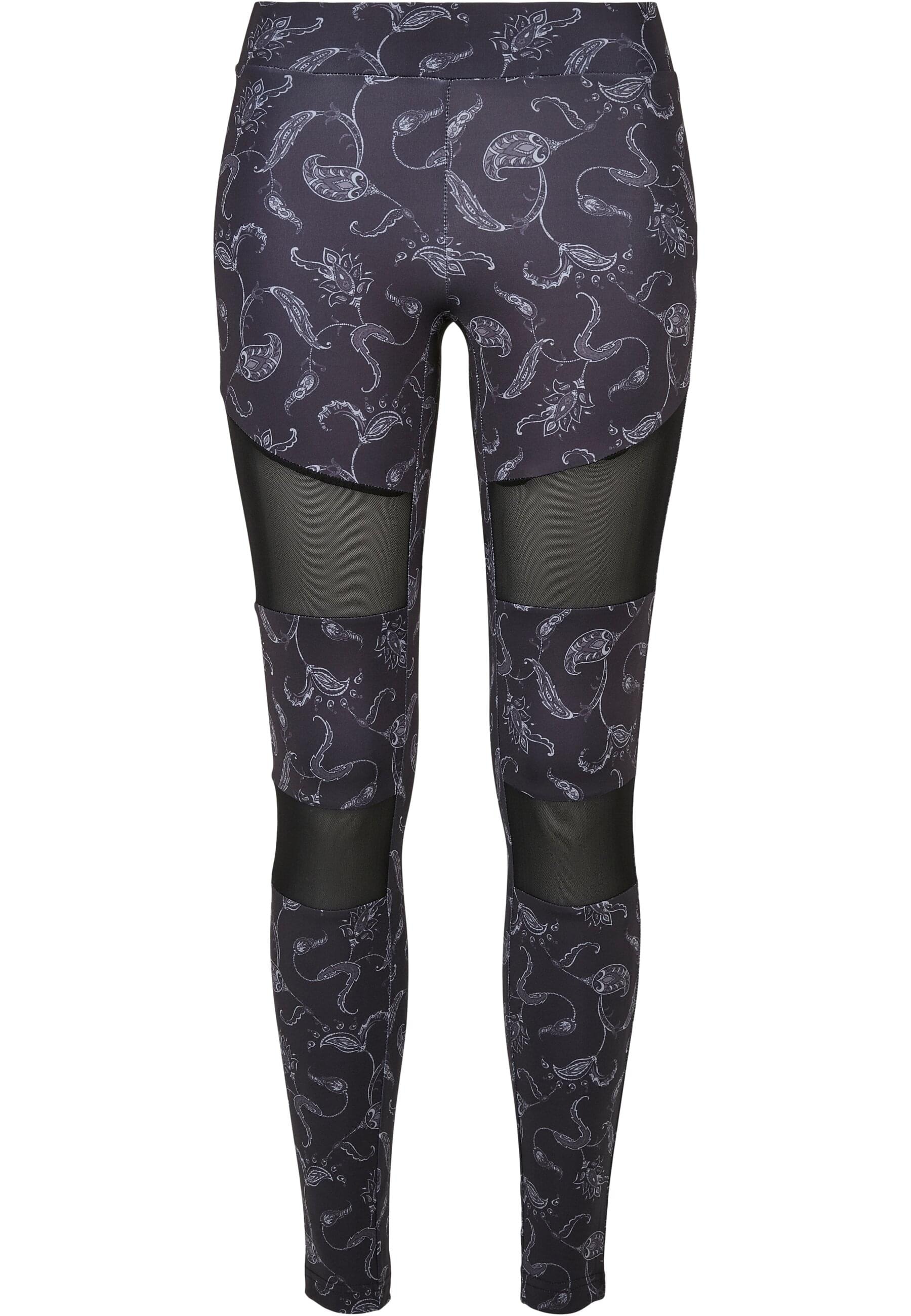 URBAN CLASSICS Leggings "Urban Classics Damen Ladies Tech Mesh AOP Leggings", (1 tlg.)