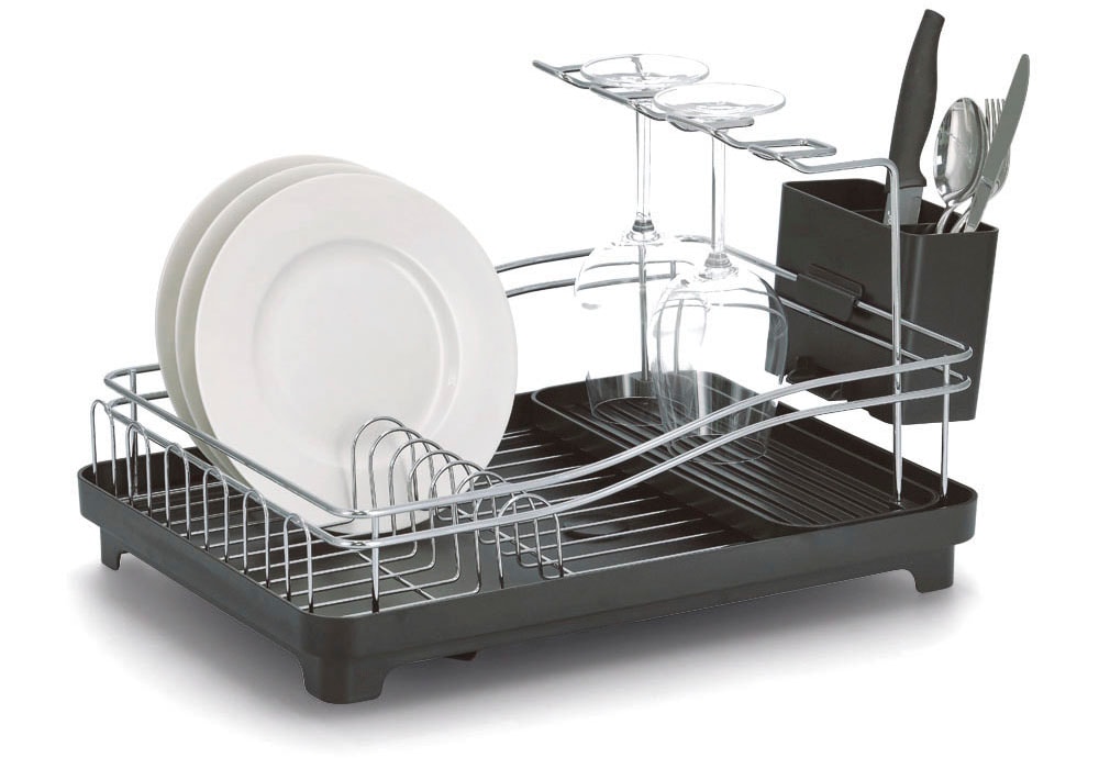 Zeller Present Geschirrständer Metall verchromt / Kunststoff, abnehmbarer B günstig online kaufen
