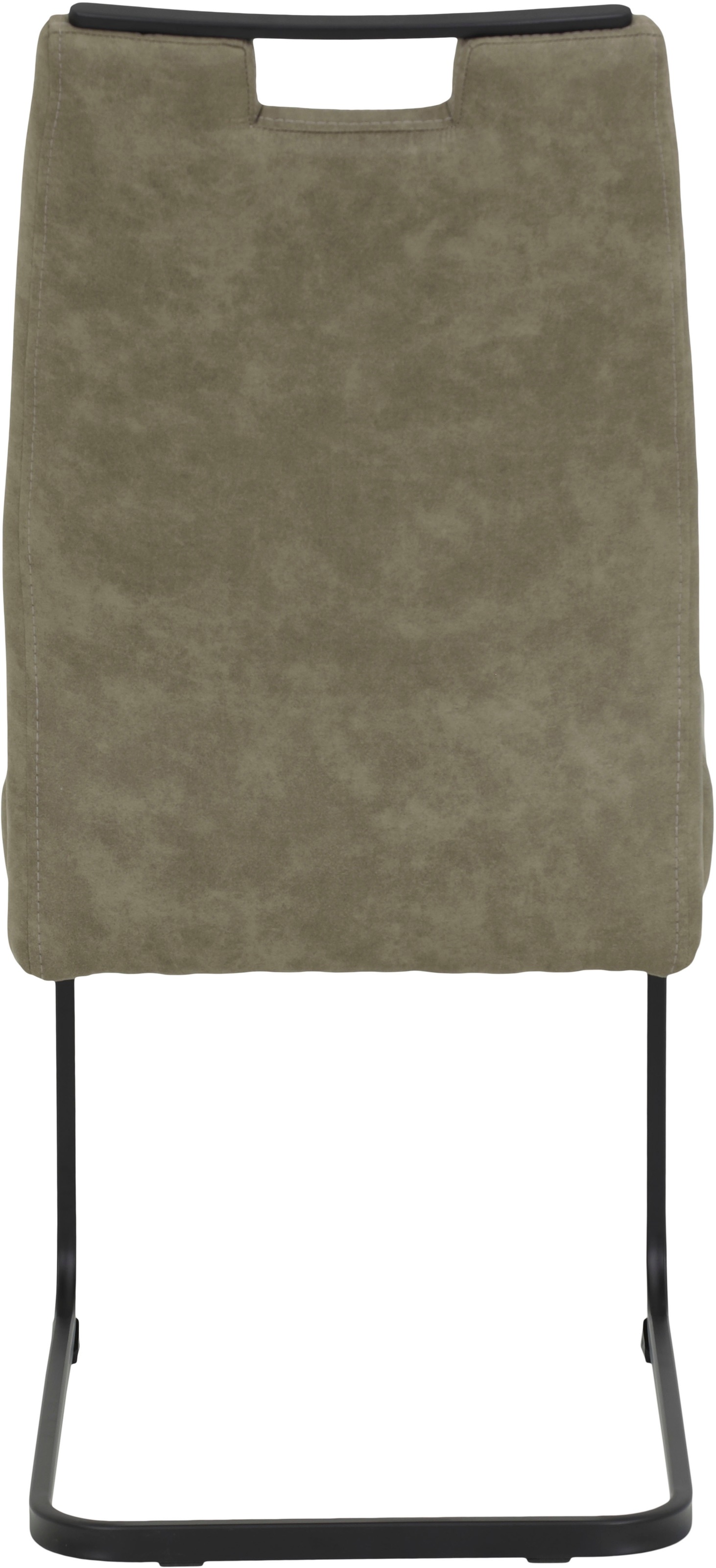 HELA Freischwinger »KERSTIN«, (Set), 2 St., Microfaser VINTAGE-Polyester, Freischwinger, XL Sitzbreite, Griff, Vintage Optik, 140kg belastbar
