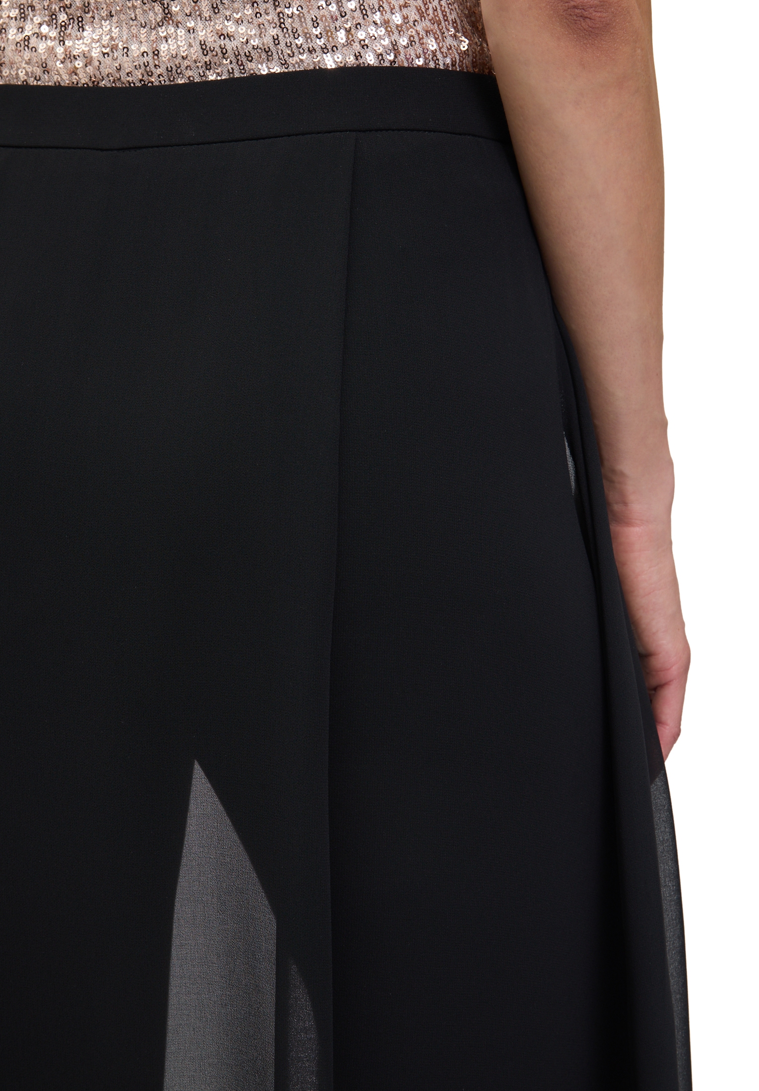 Vera Mont 2-in-1-Hose »Vera Mont Damen Hosenrock mit weitem Bein«, Materialmix