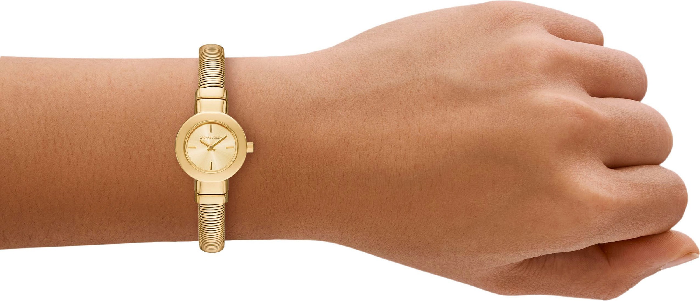 MICHAEL KORS Quarzuhr »GRAMERCY«, Armbanduhr, Damenuhr, Edelstahlarmband, analog