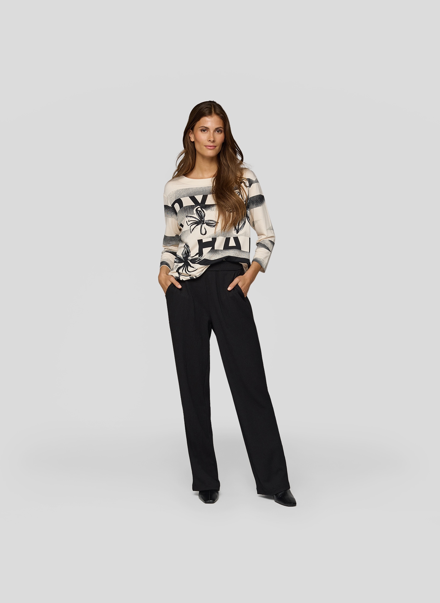 Rabe 3/4-Arm-Shirt, mit All-Over Print