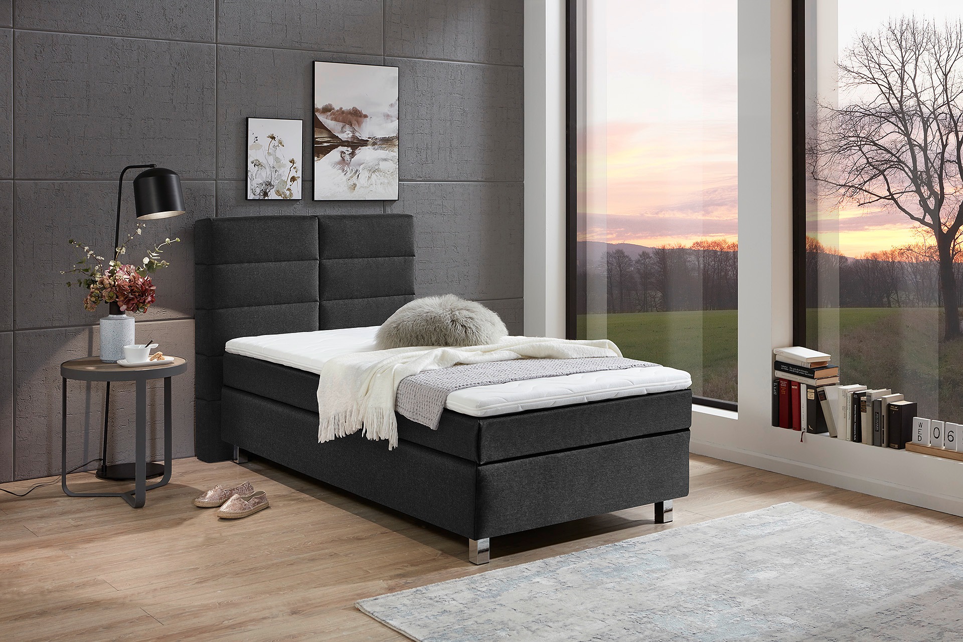 Thumbnail - Westfalia Schlafkomfort Boxspringbett wahlweise mit Kaltschaum-Topper