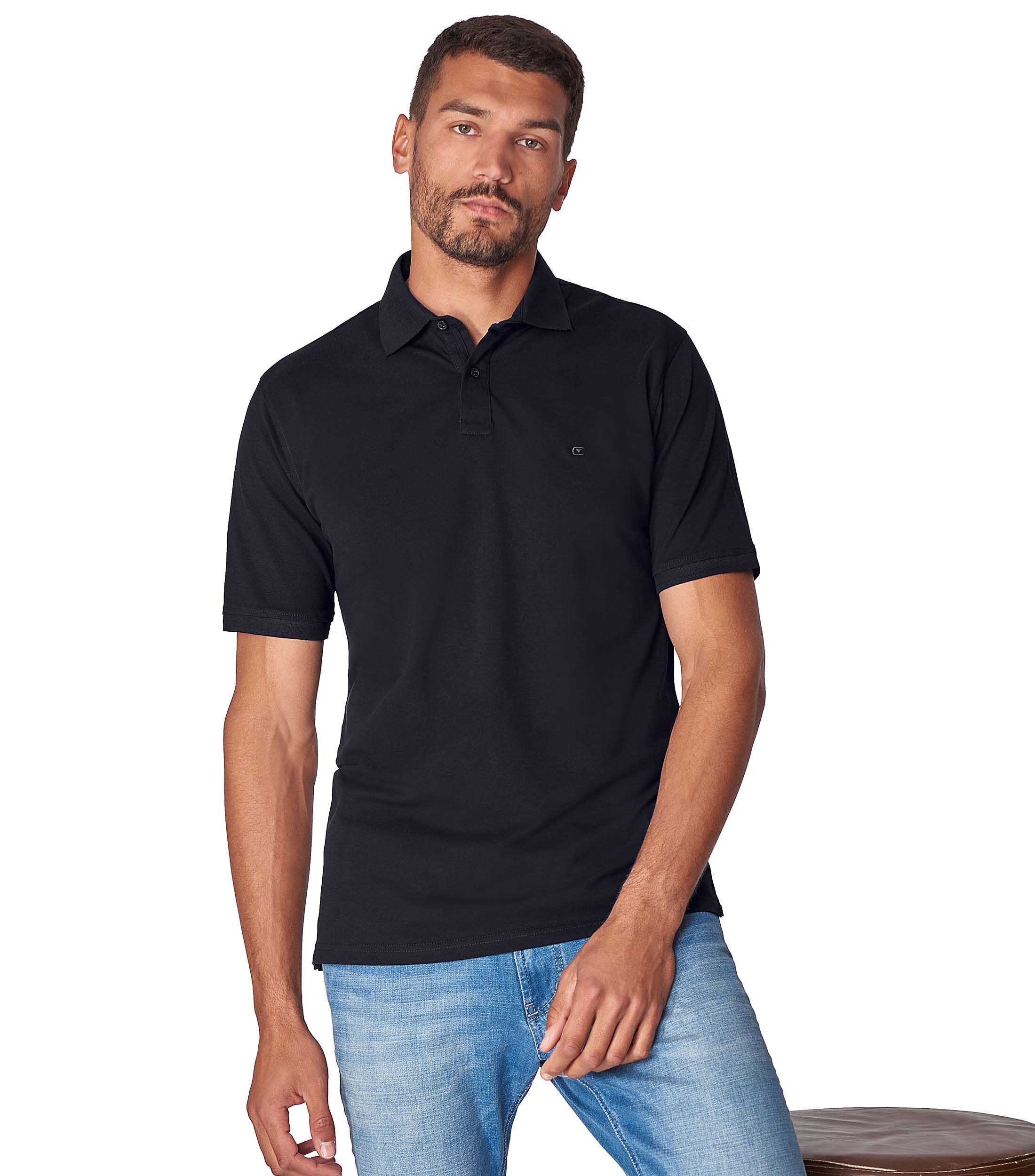 CASAMODA Poloshirt »CASAMODA Polo-Shirt uni«