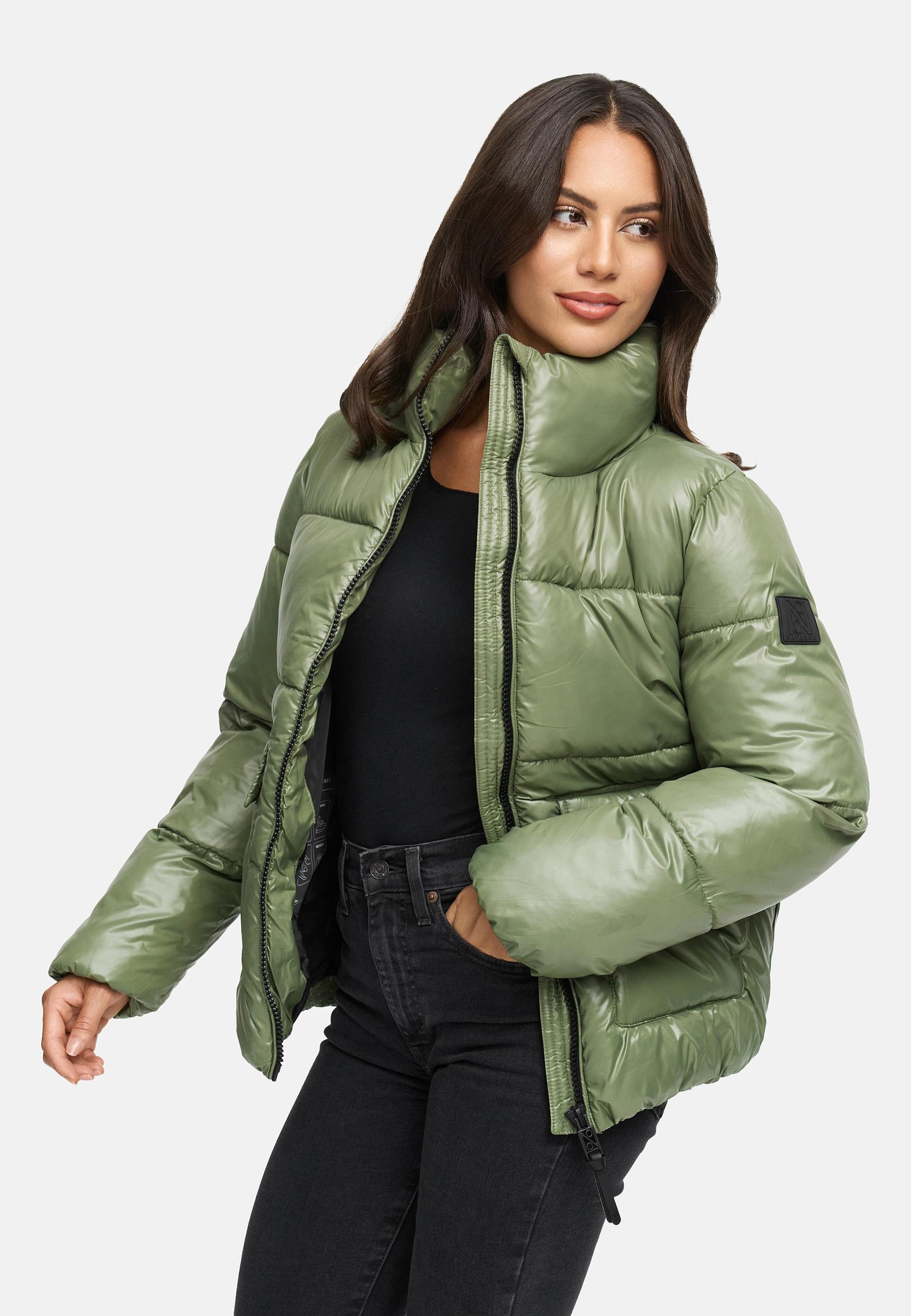 Navahoo Kurzjacke »Eispracht 14«, ohne Kapuze, Kurze gesteppte Damen Winterjacke
